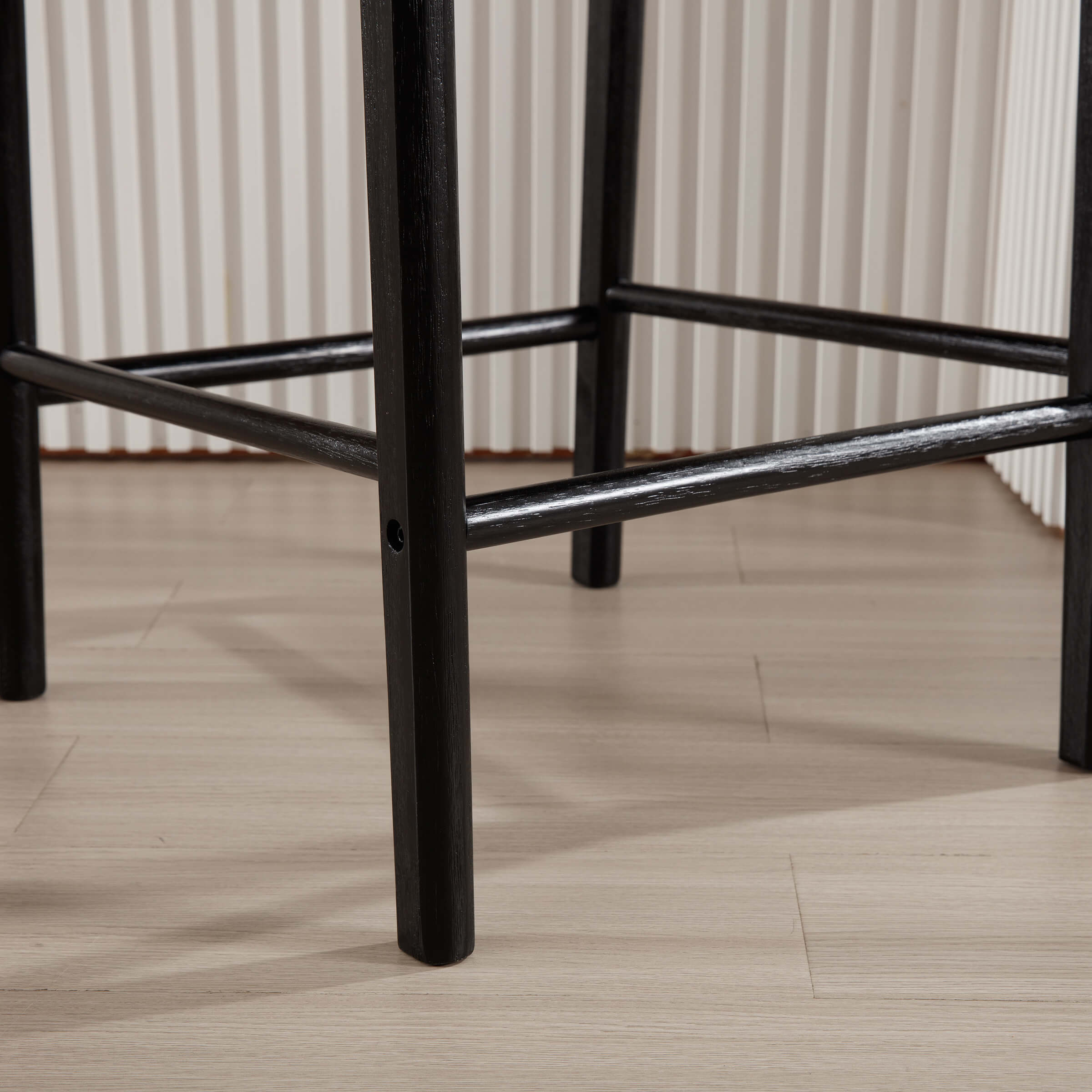 EALSON 26"H Rattan Cane Back Counter Stools Set of 2 - 5756CS