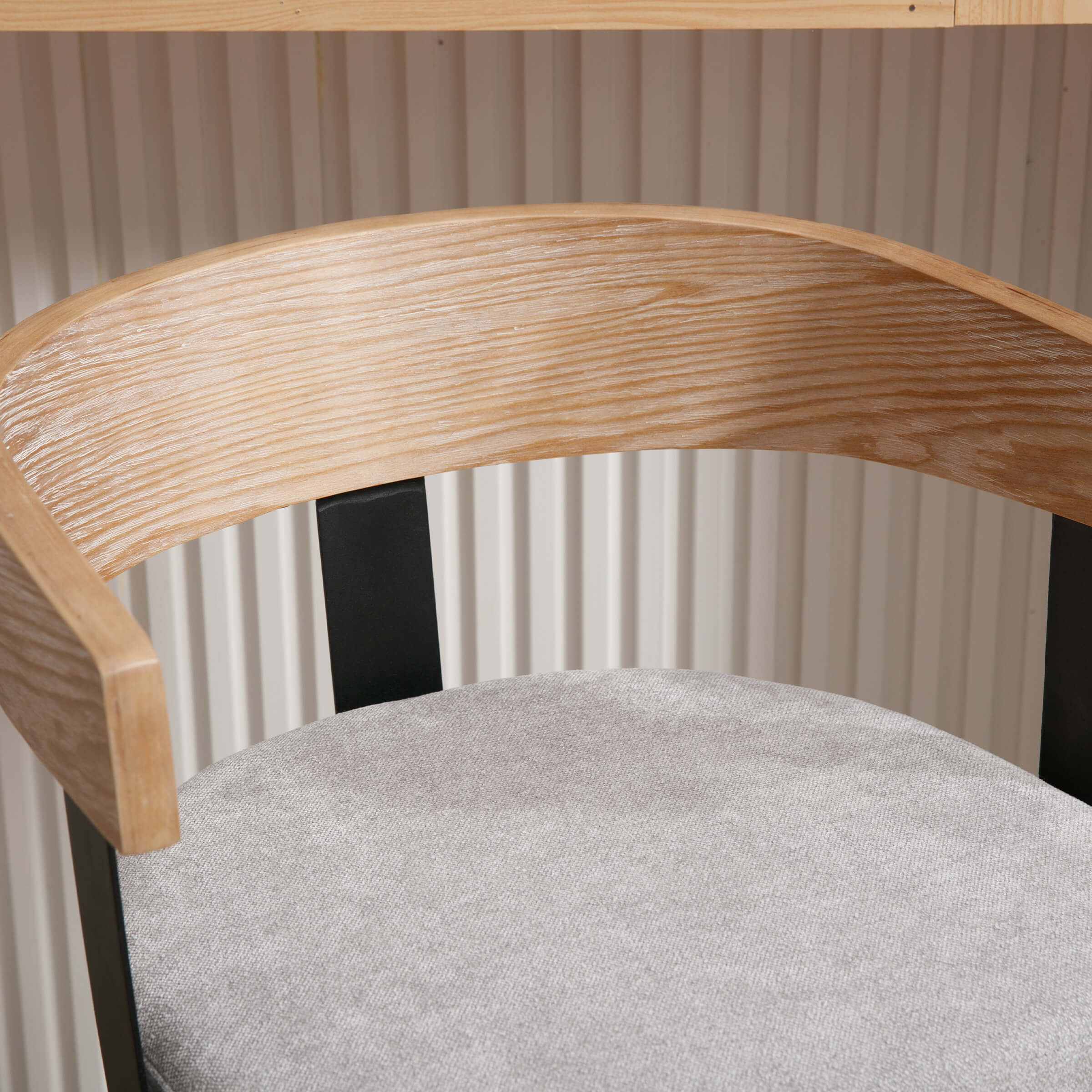 EALSON 26"H Swivel Wooden Backrest Counter Height Counter Stool - 3193CS