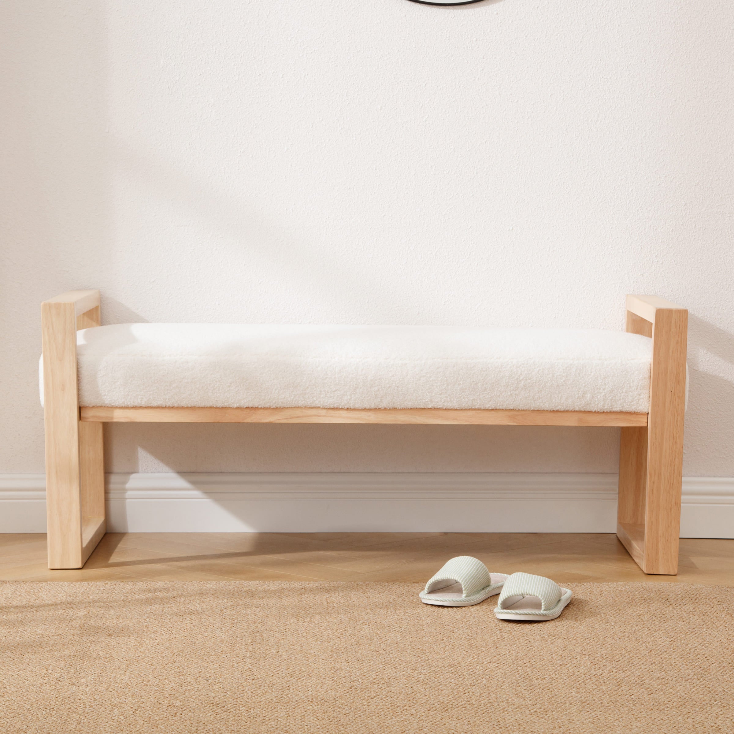 EALSON 47.25" Wide Solid Wood Bench - 6002BH