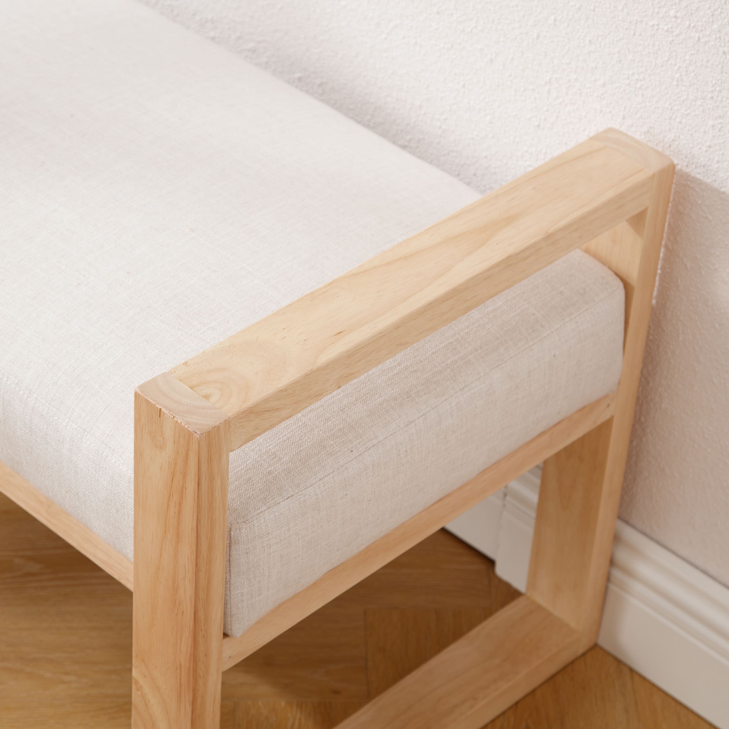 EALSON 47.25" Wide Solid Wood Bench - 6002BH