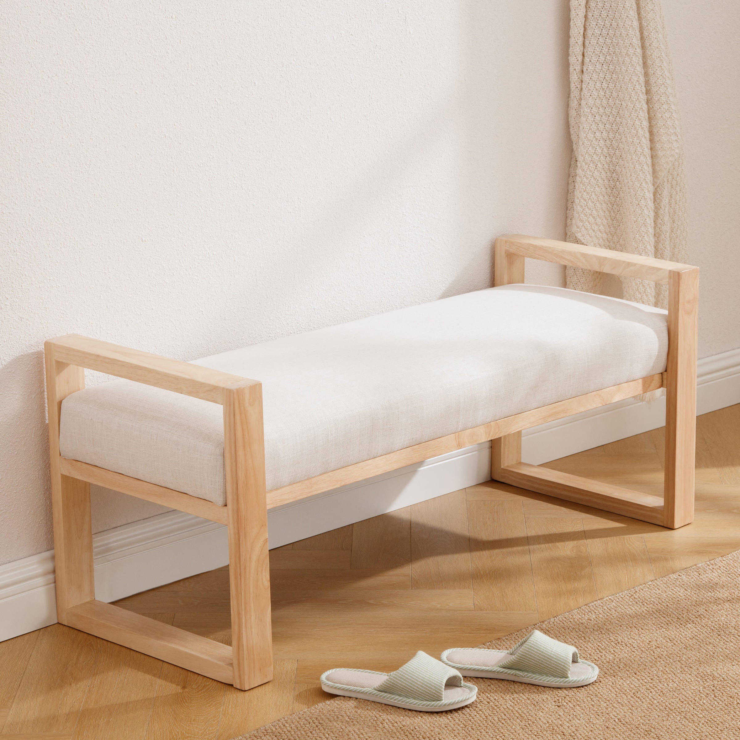 EALSON 47.25" Wide Solid Wood Bench - 6002BH