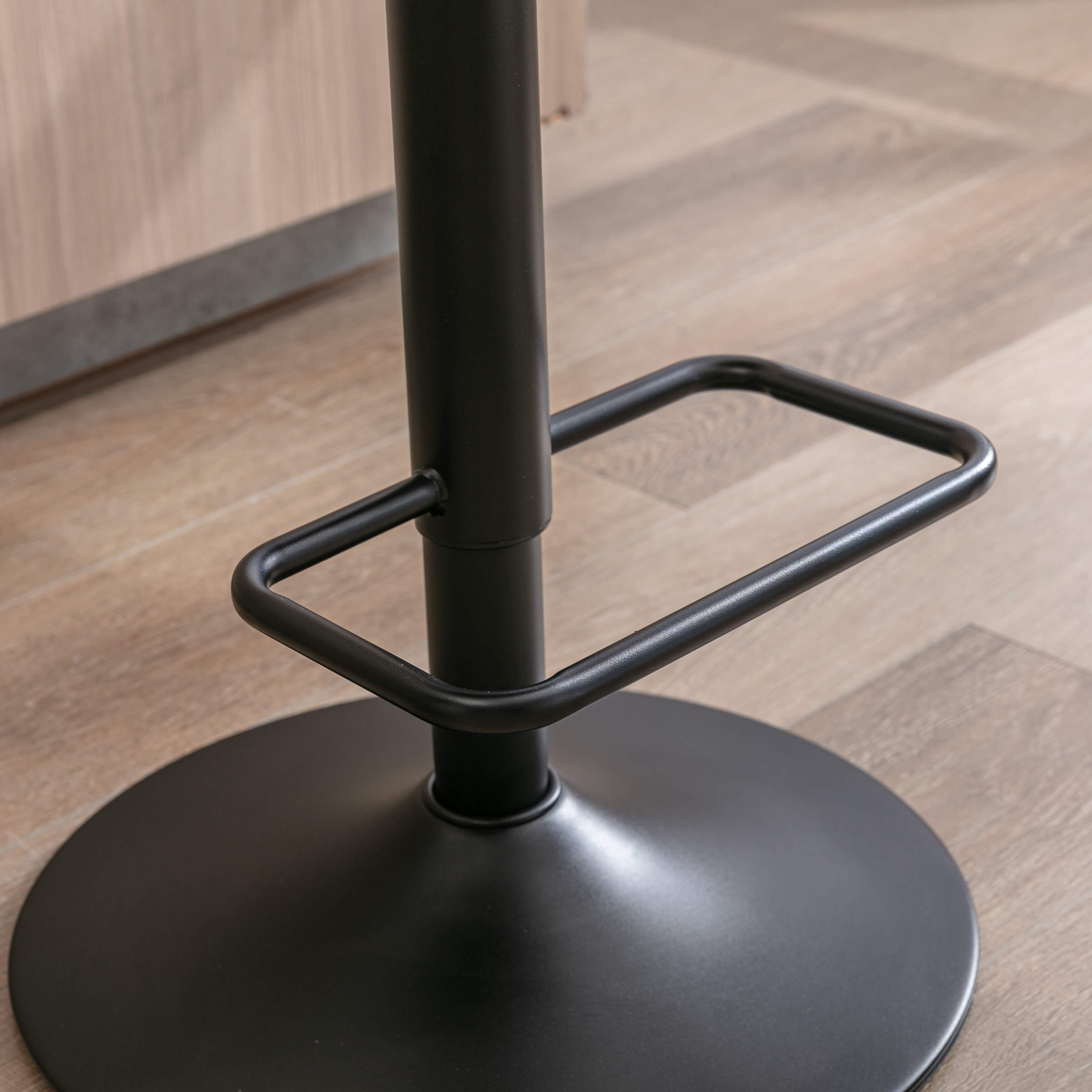 ROCITY Adjustable Swivel Low Back Bar Stools Set of 2 - 90036AB