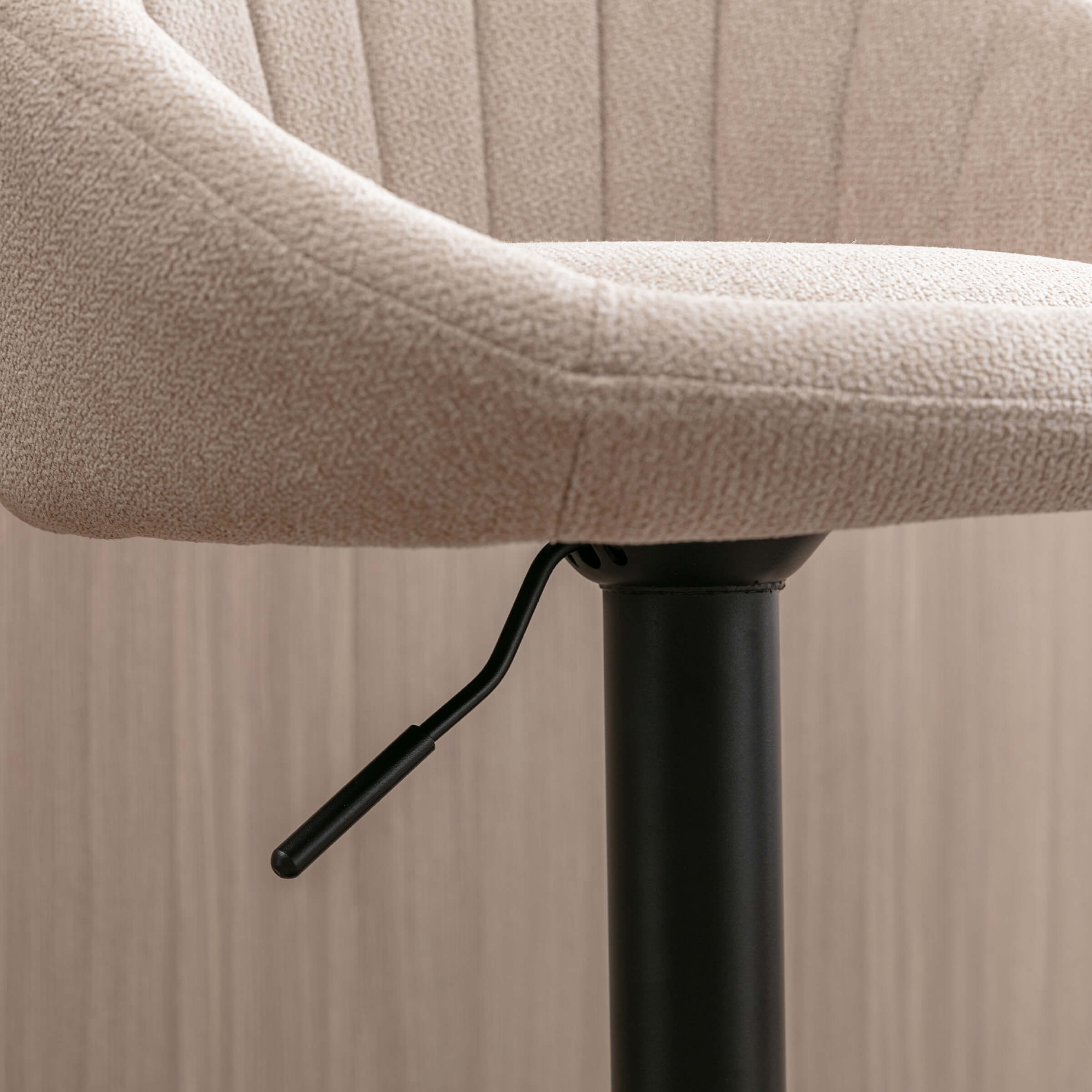 ROCITY Adjustable Swivel Low Back Bar Stools Set of 2 - 90036AB