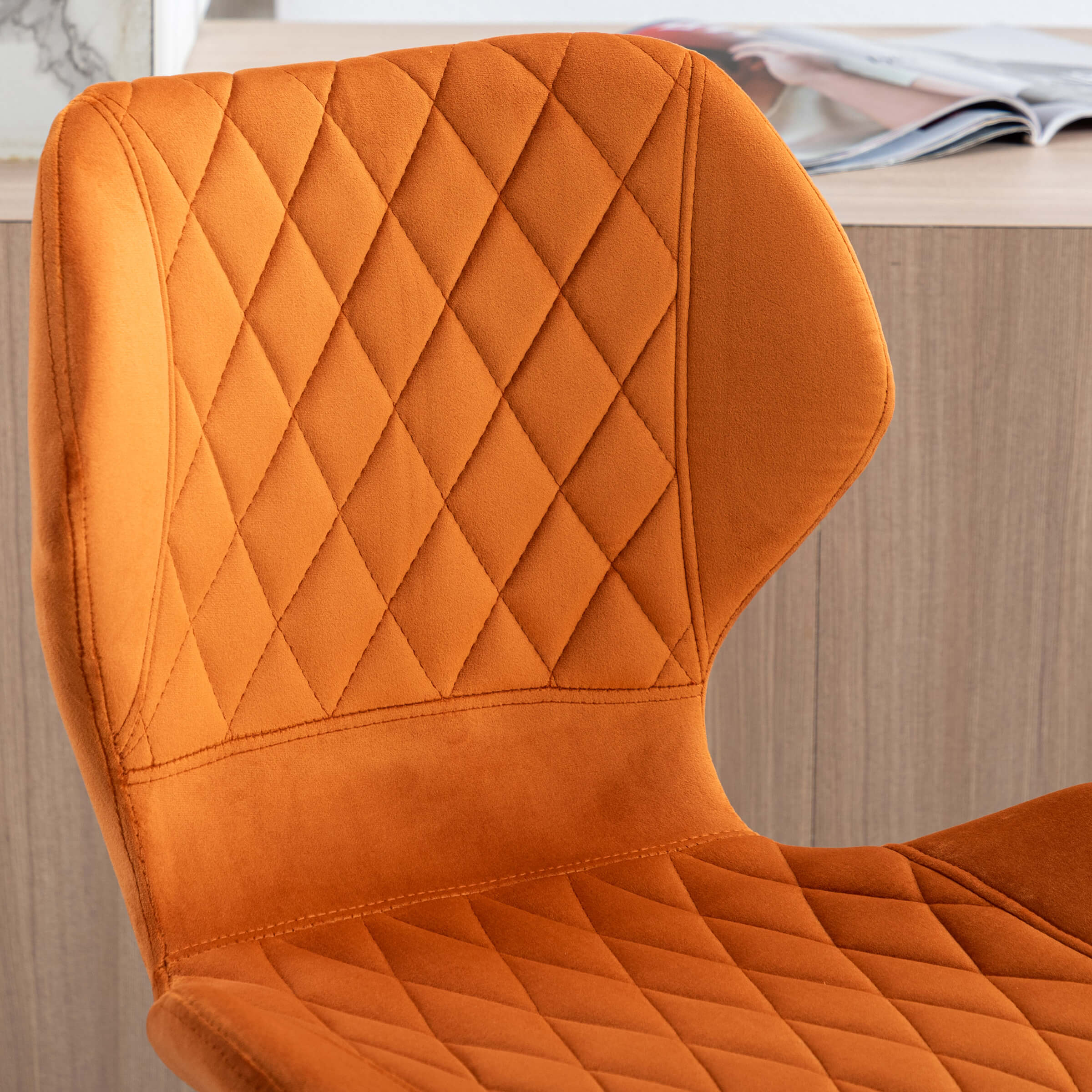 CHICAURA Adjustable Swivel Bar Kitchen Island Stools Set of 2 - 8211AB