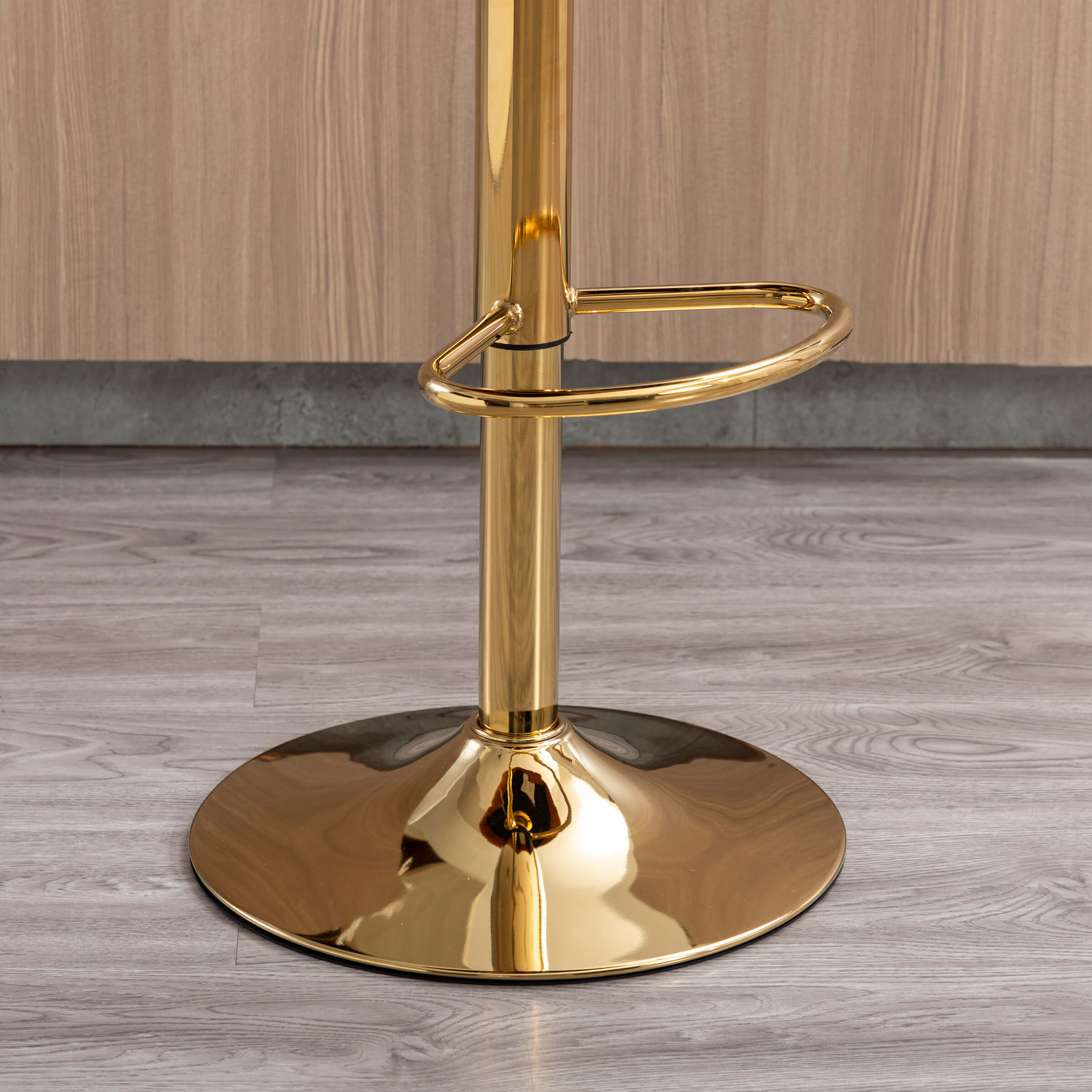 CHICAURA Adjustable Swivel Bar Kitchen Island Stools Set of 2 - 8211AB