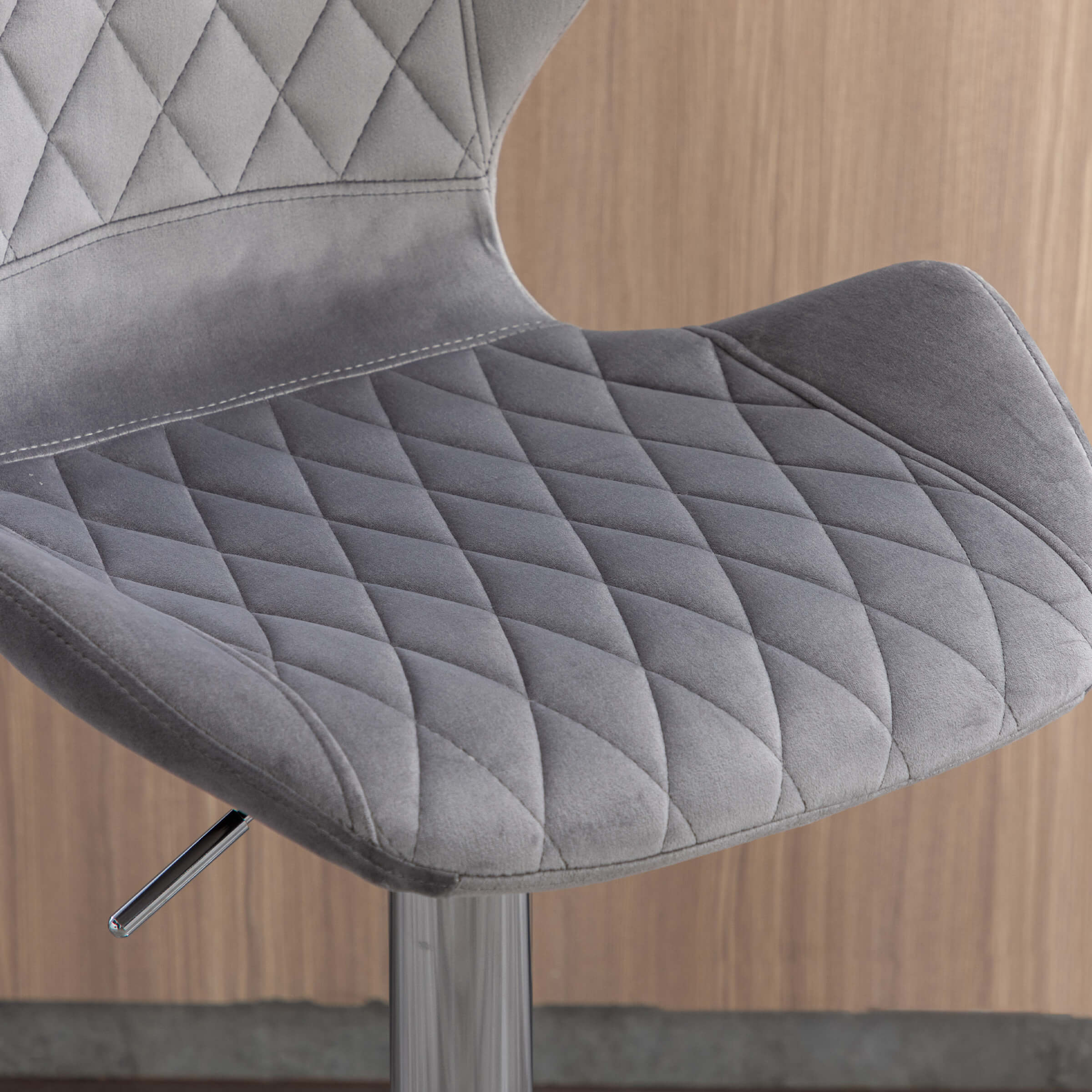 CHICAURA Adjustable Swivel Bar Kitchen Island Stools Set of 2 - 8211AB