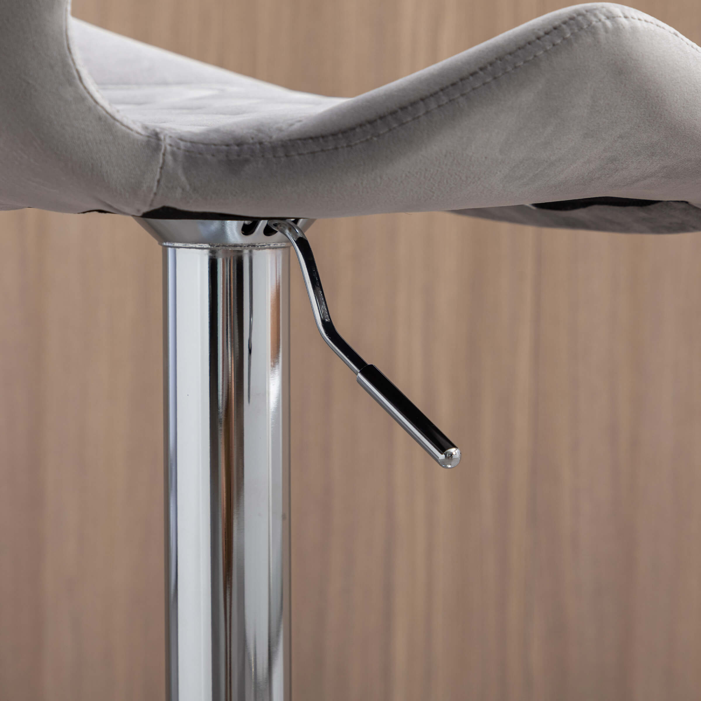 CHICAURA Adjustable Swivel Bar Kitchen Island Stools Set of 2 - 8211AB