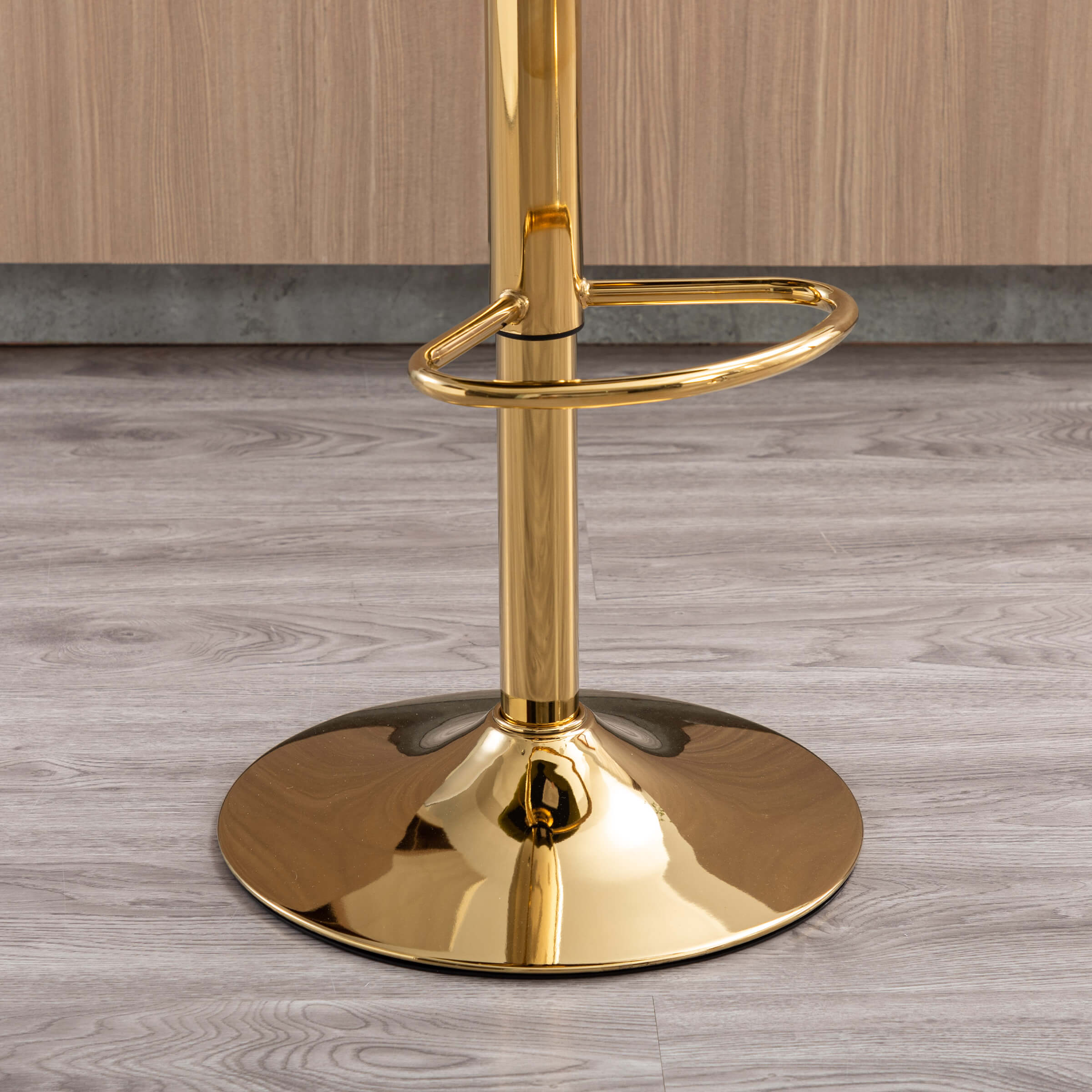 CHICAURA Adjustable Swivel Bar Kitchen Island Stools Set of 2 - 8211AB