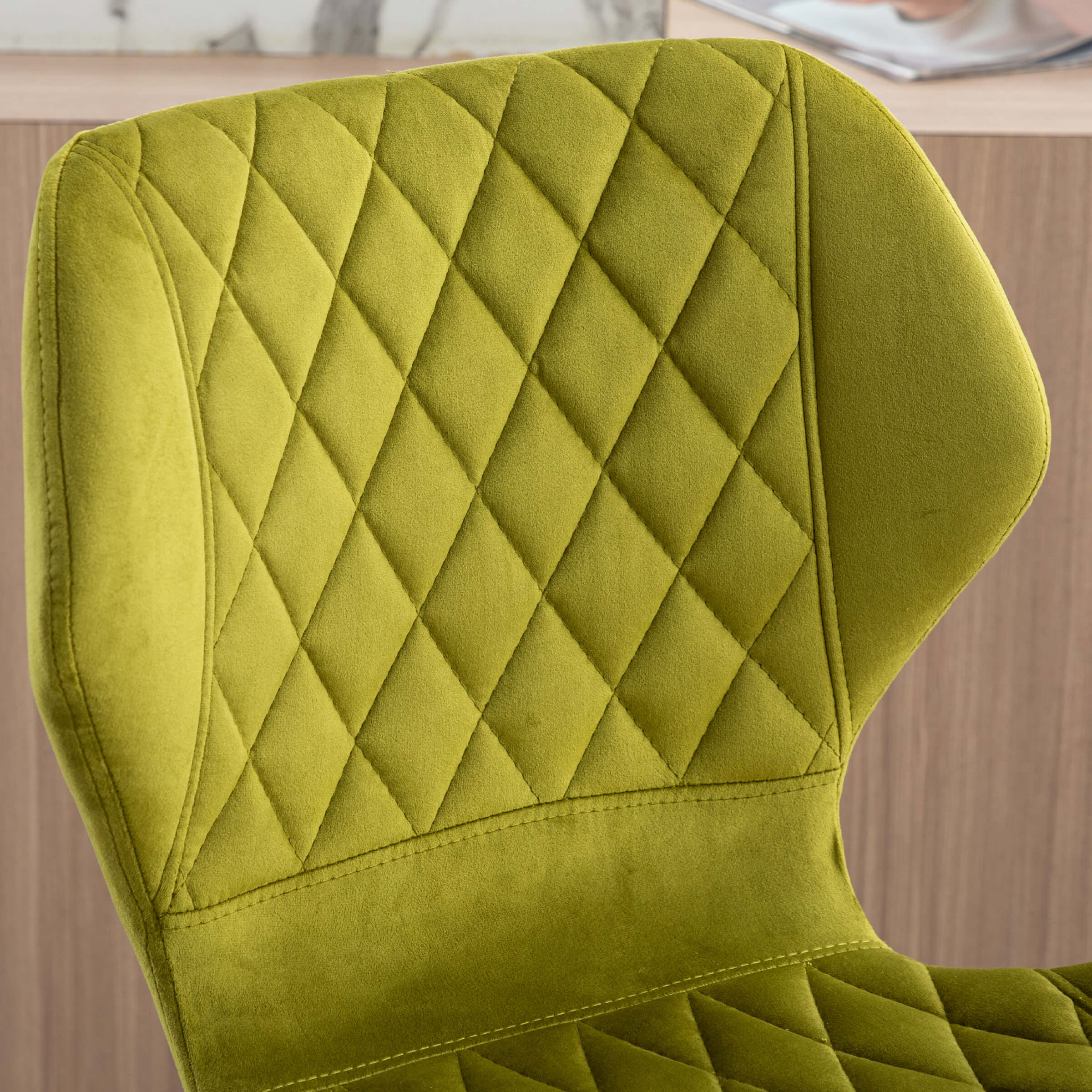 CHICAURA Adjustable Swivel Bar Kitchen Island Stools Set of 2 - 8211AB