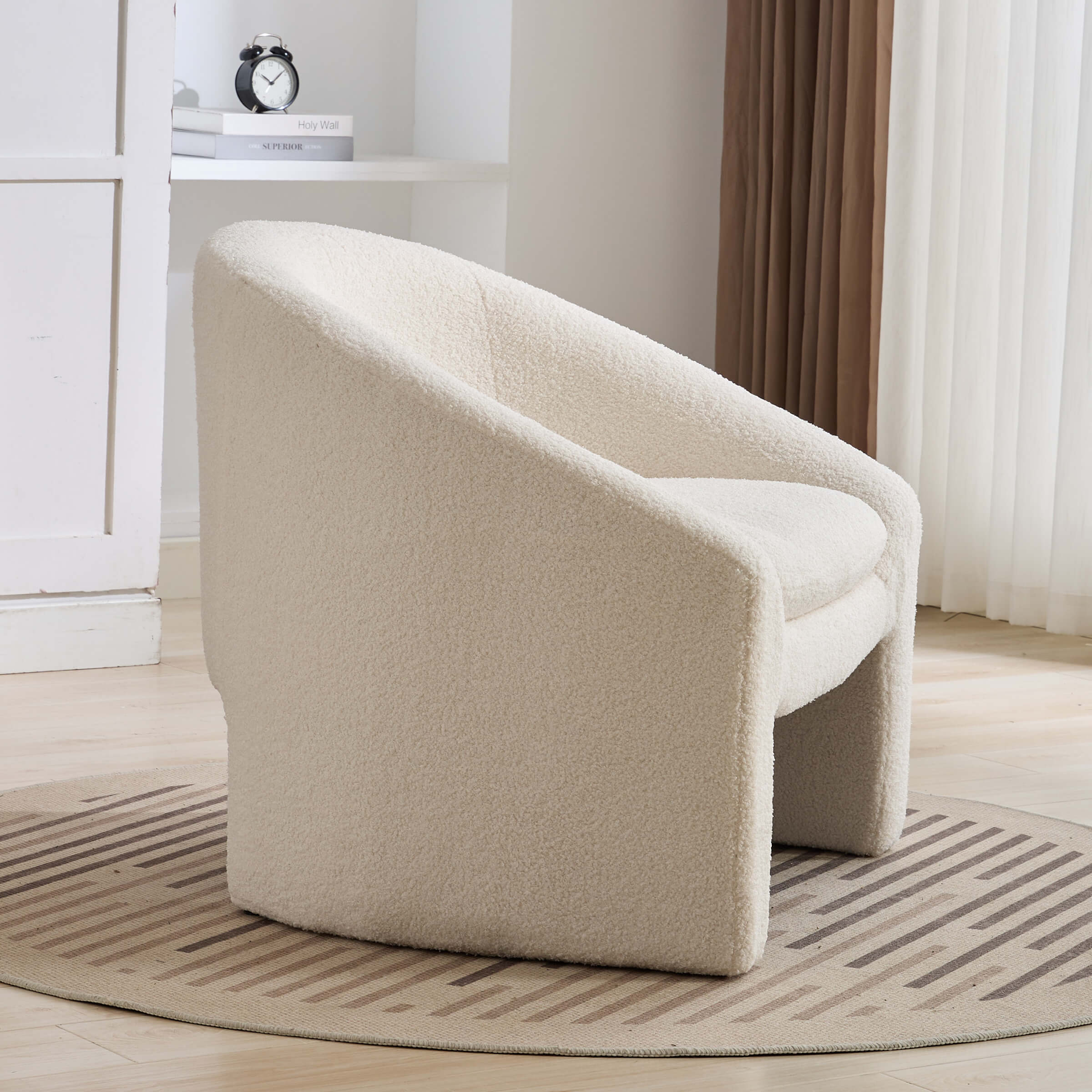 EALSON Barrel Round Armchairs 1 Piece - 8359AC