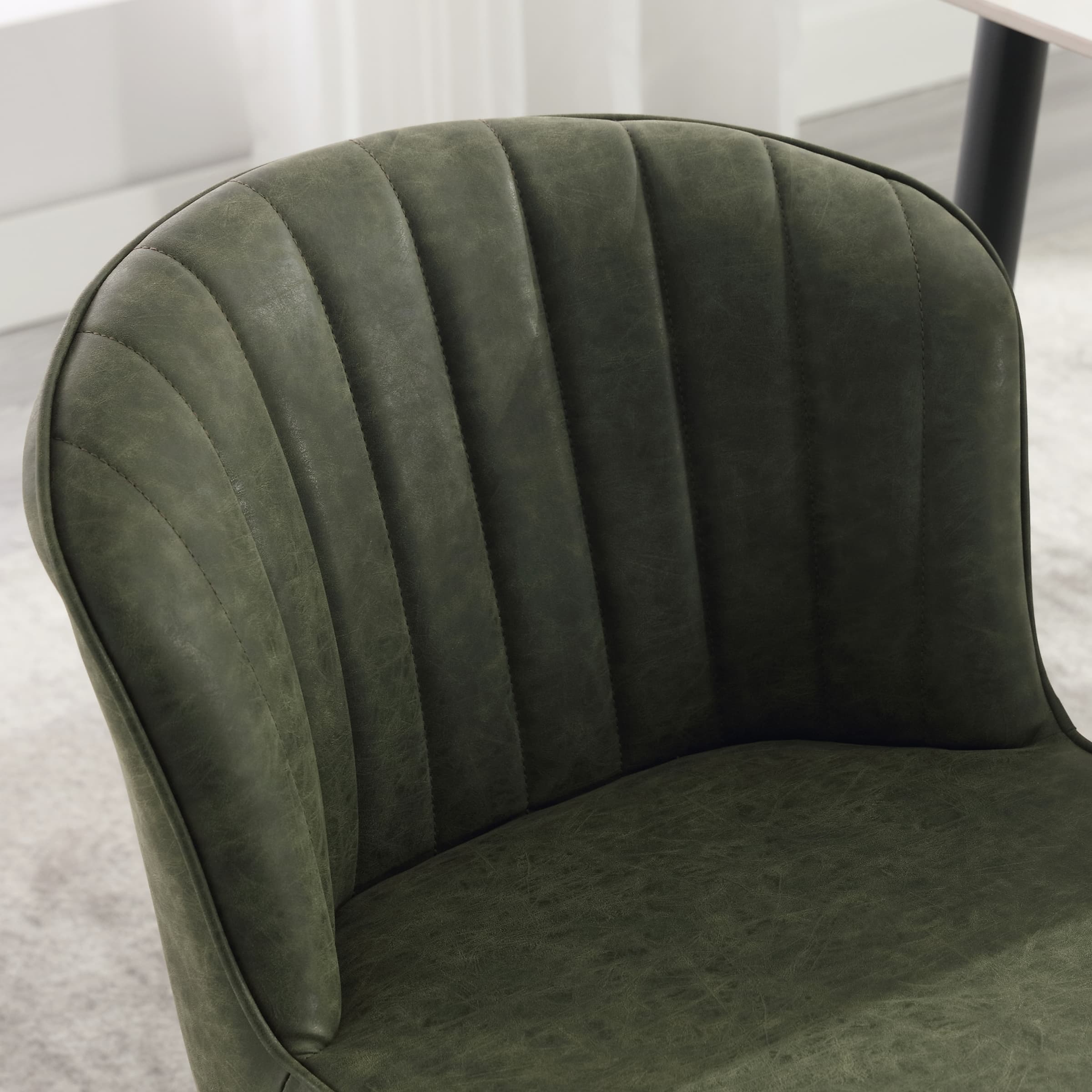 ROCITY Dining Chairs with Metal Legs Set of 2 - 8696DC