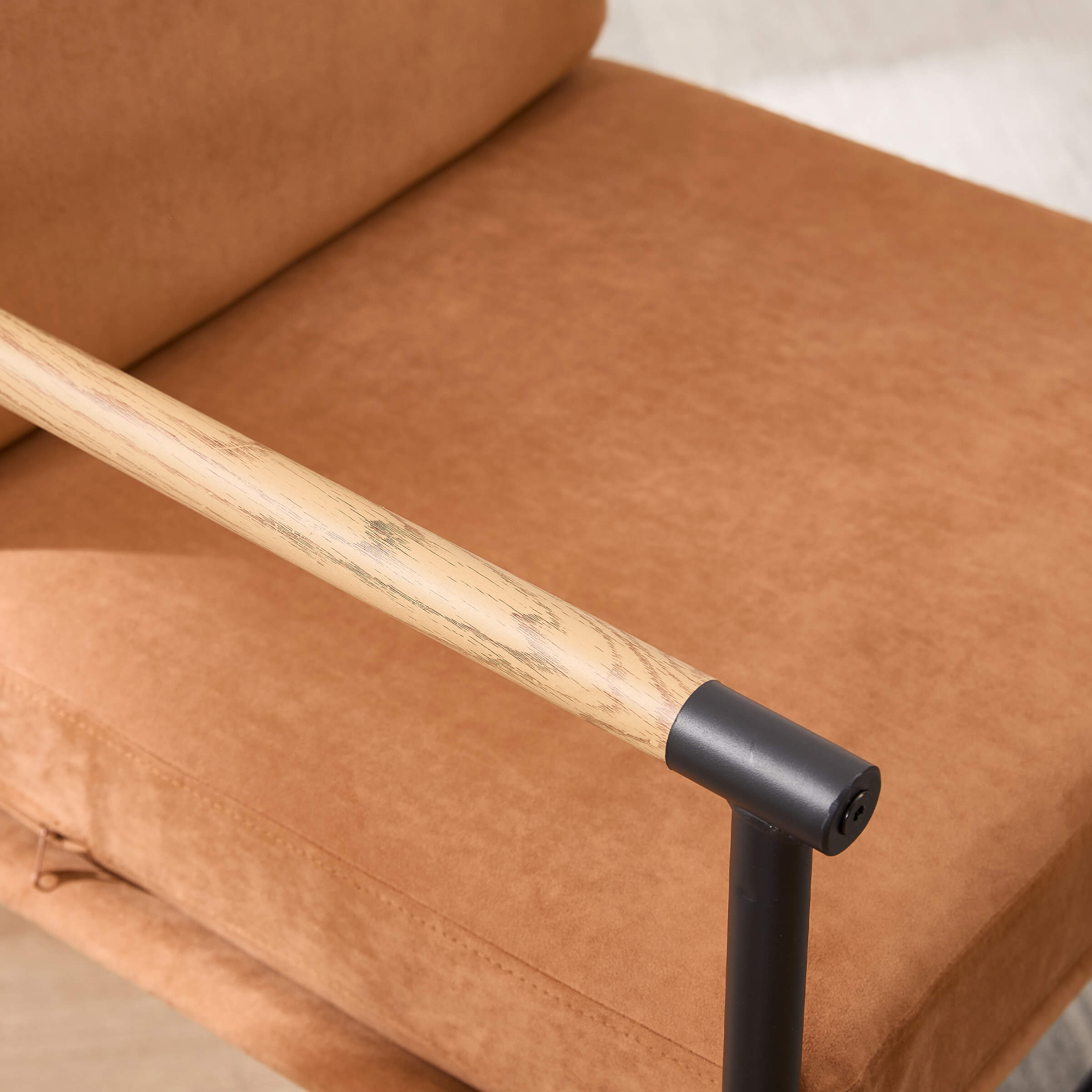 VESCASA Dining Room Chairs with Black Metal Legs Set of 2 - 35027DC