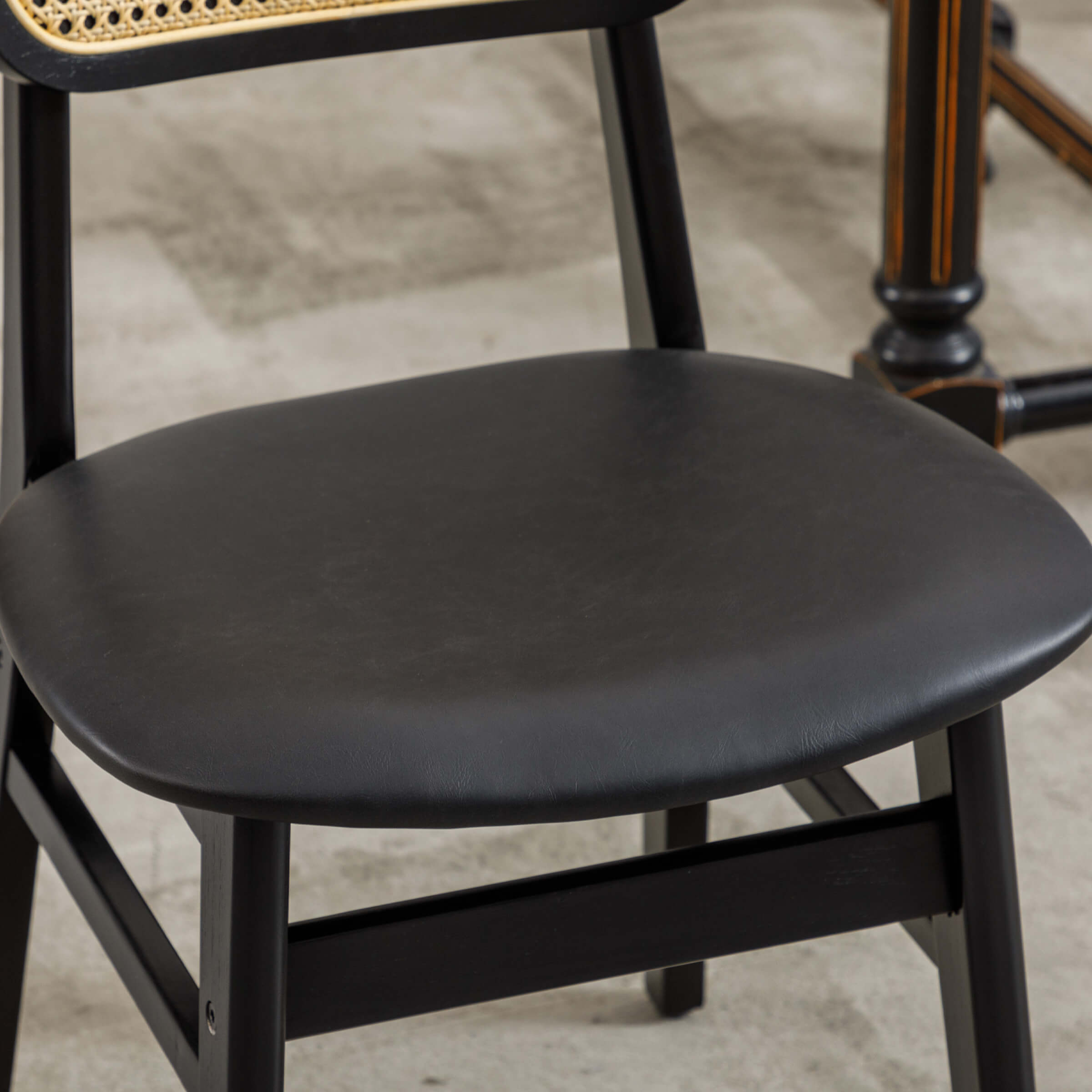 ROCITY Farmhouse Cane Back Dining Chairs Set of 2 - 8009DC