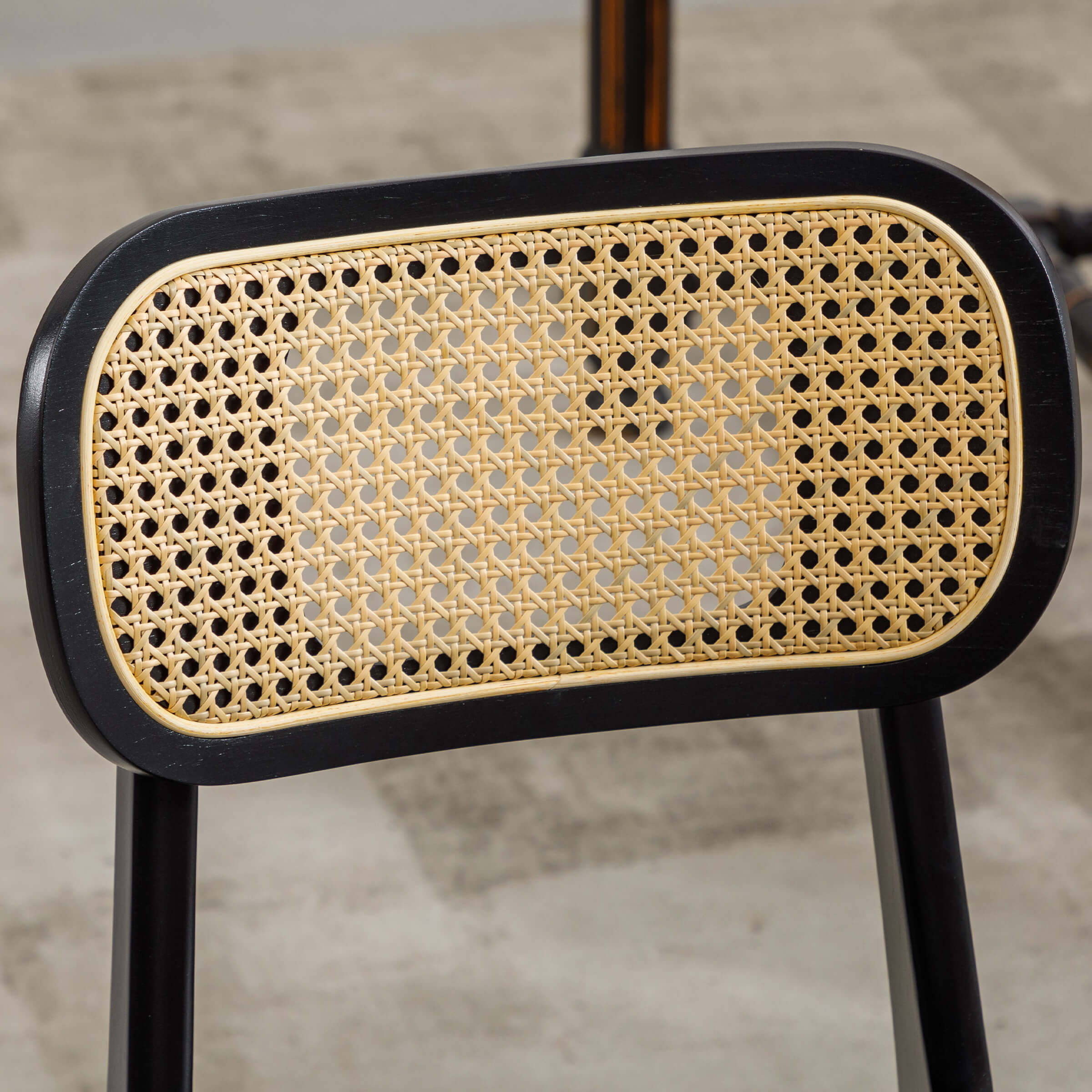 ROCITY Farmhouse Cane Back Dining Chairs Set of 2 - 8009DC