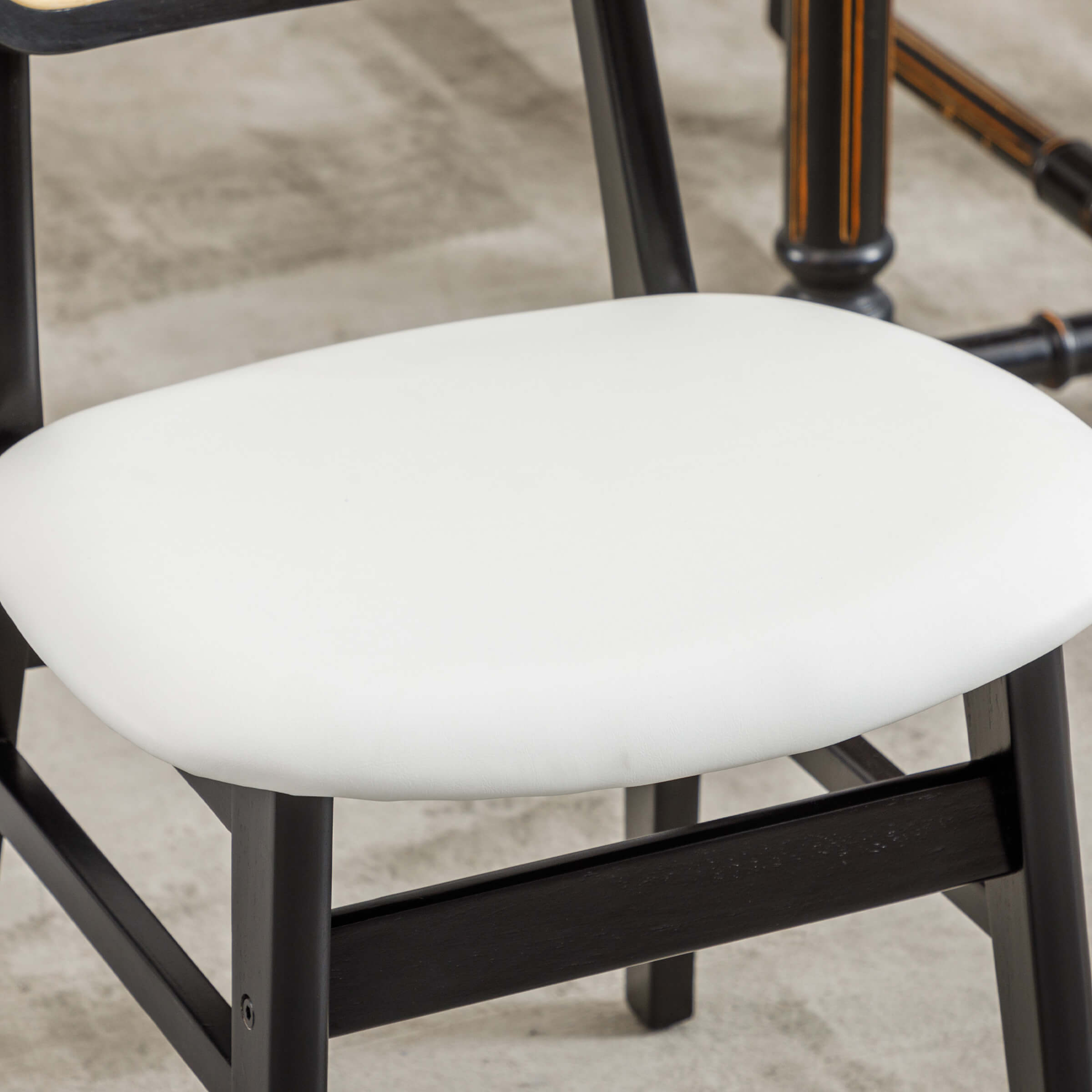 ROCITY Farmhouse Cane Back Dining Chairs Set of 2 - 8009DC