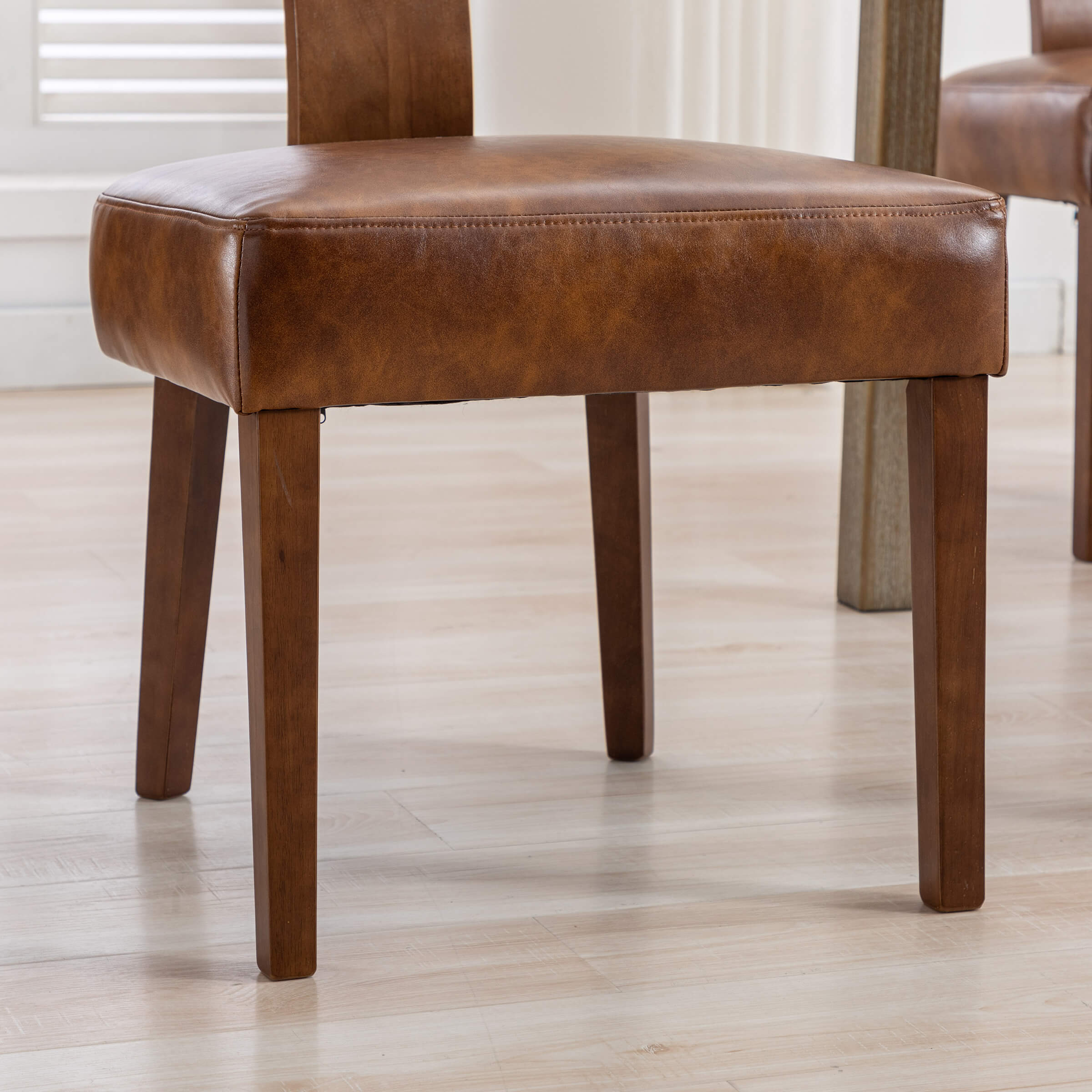 EALSON Farmhouse Rattan Back Dining Chairs Set of 2 - 1918DC