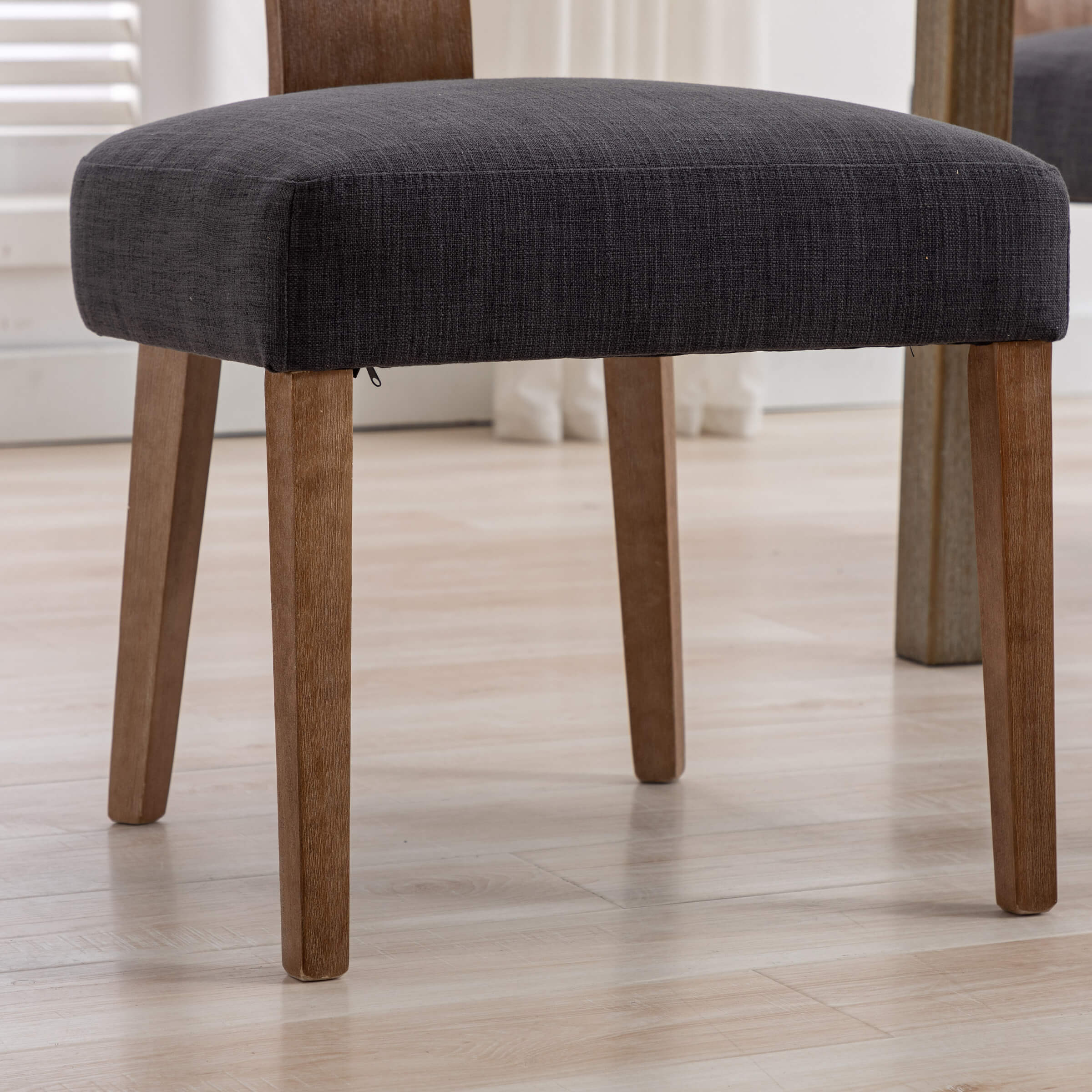 EALSON Farmhouse Rattan Back Dining Chairs Set of 2 - 1918DC