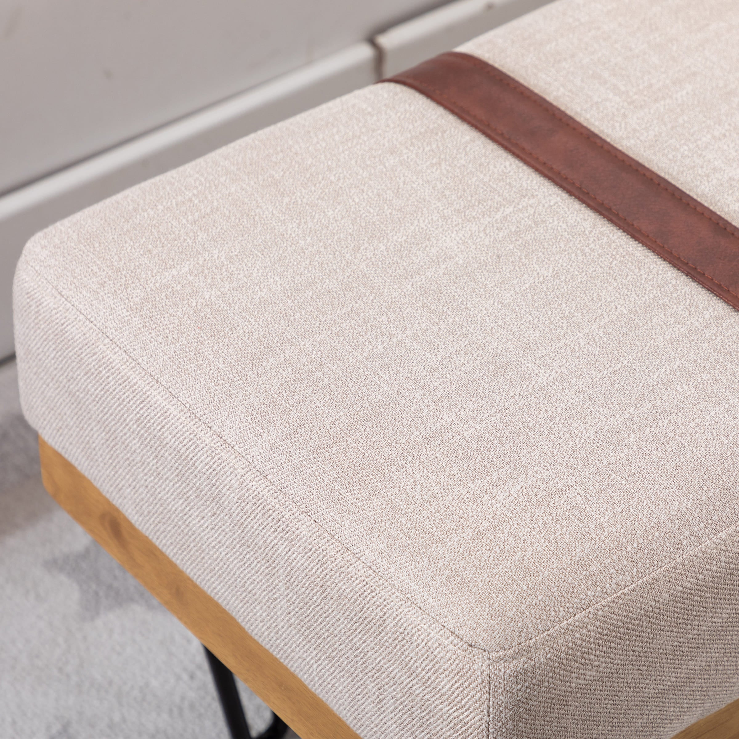 ROCITY Industrial Modern Rectangle Bench - 2304BH