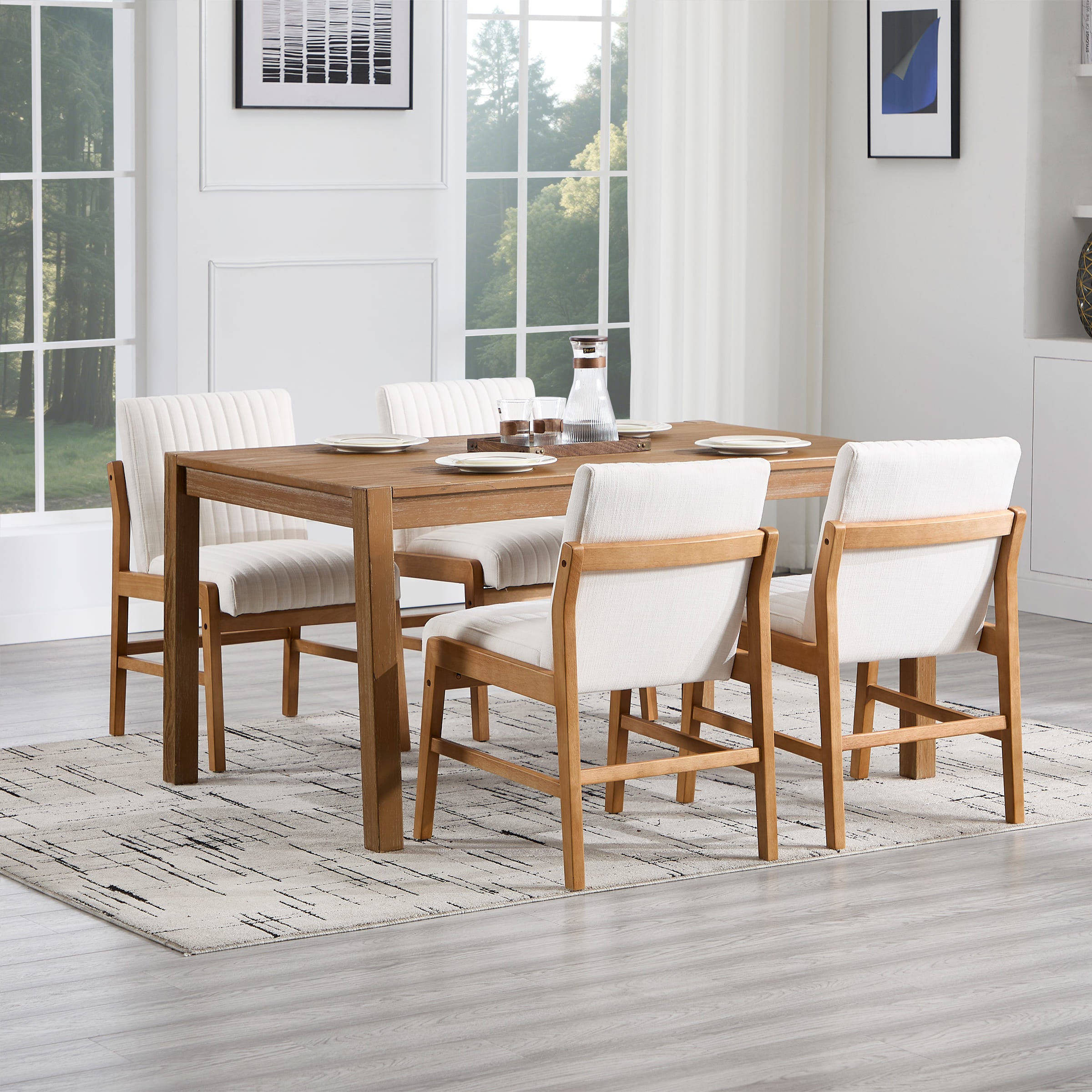 EALSON Mid Century Modern Dining Chairs Set of 2 - 2194DC