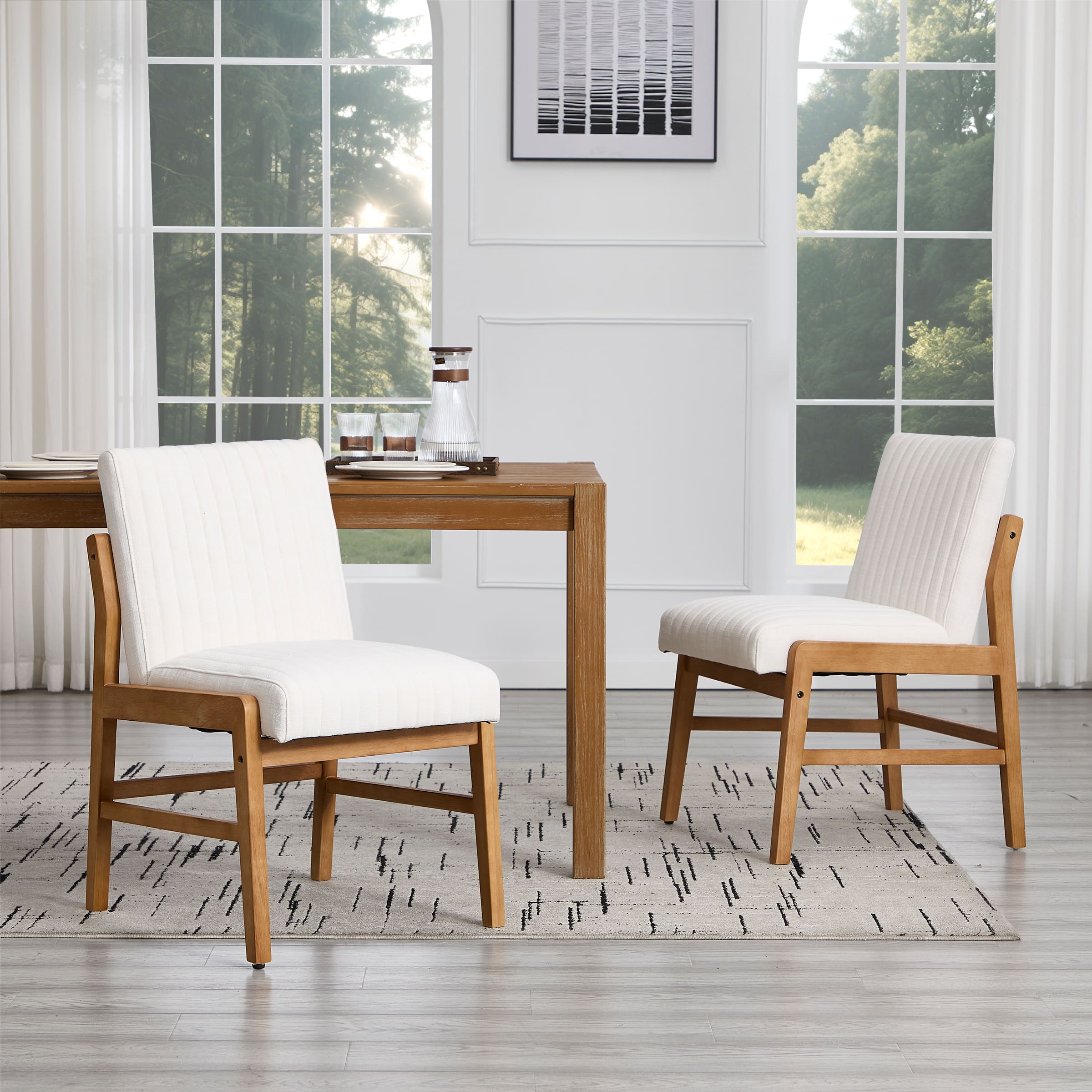 EALSON Mid Century Modern Dining Chairs Set of 2 - 2194DC