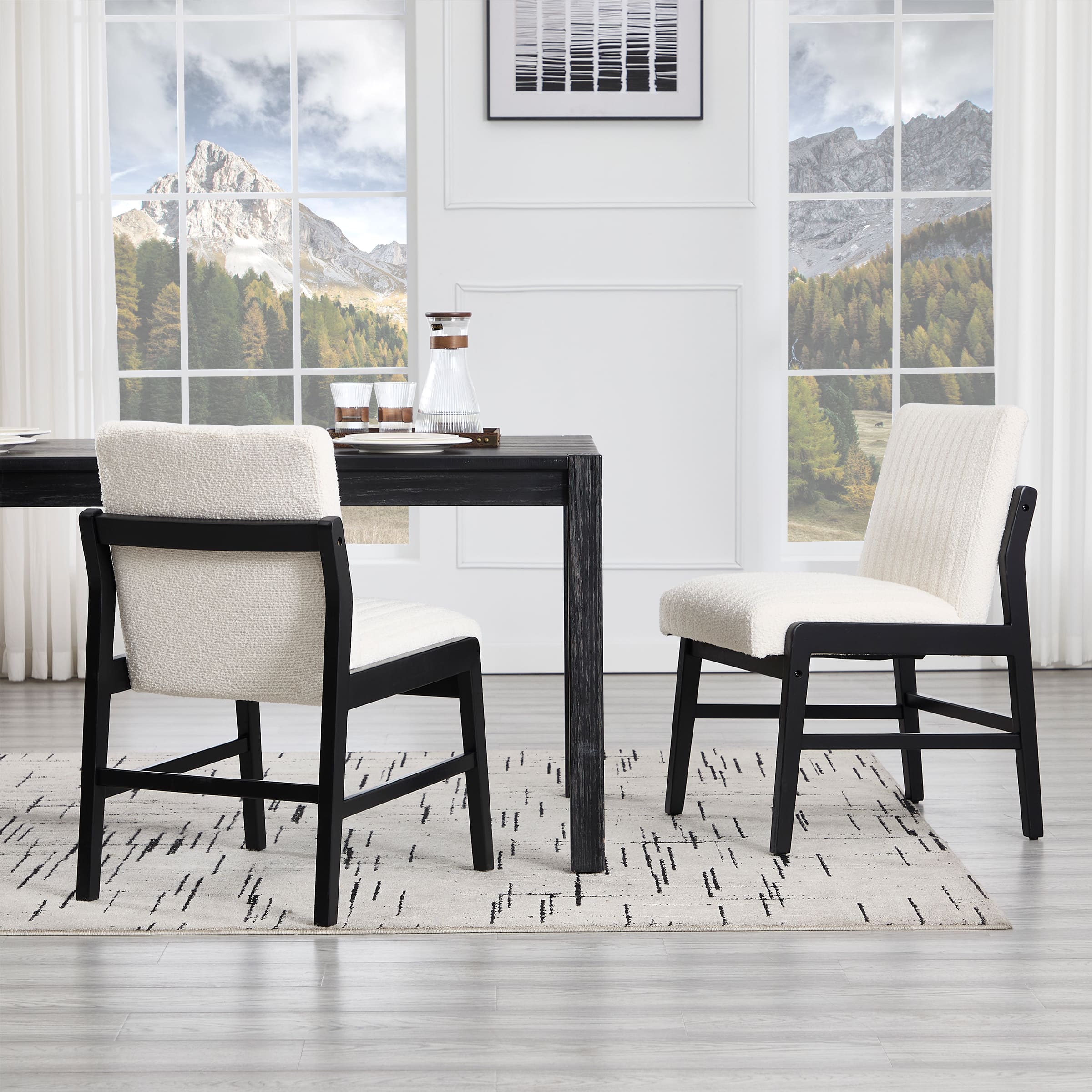 EALSON Mid Century Modern Dining Chairs Set of 2 - 2194DC