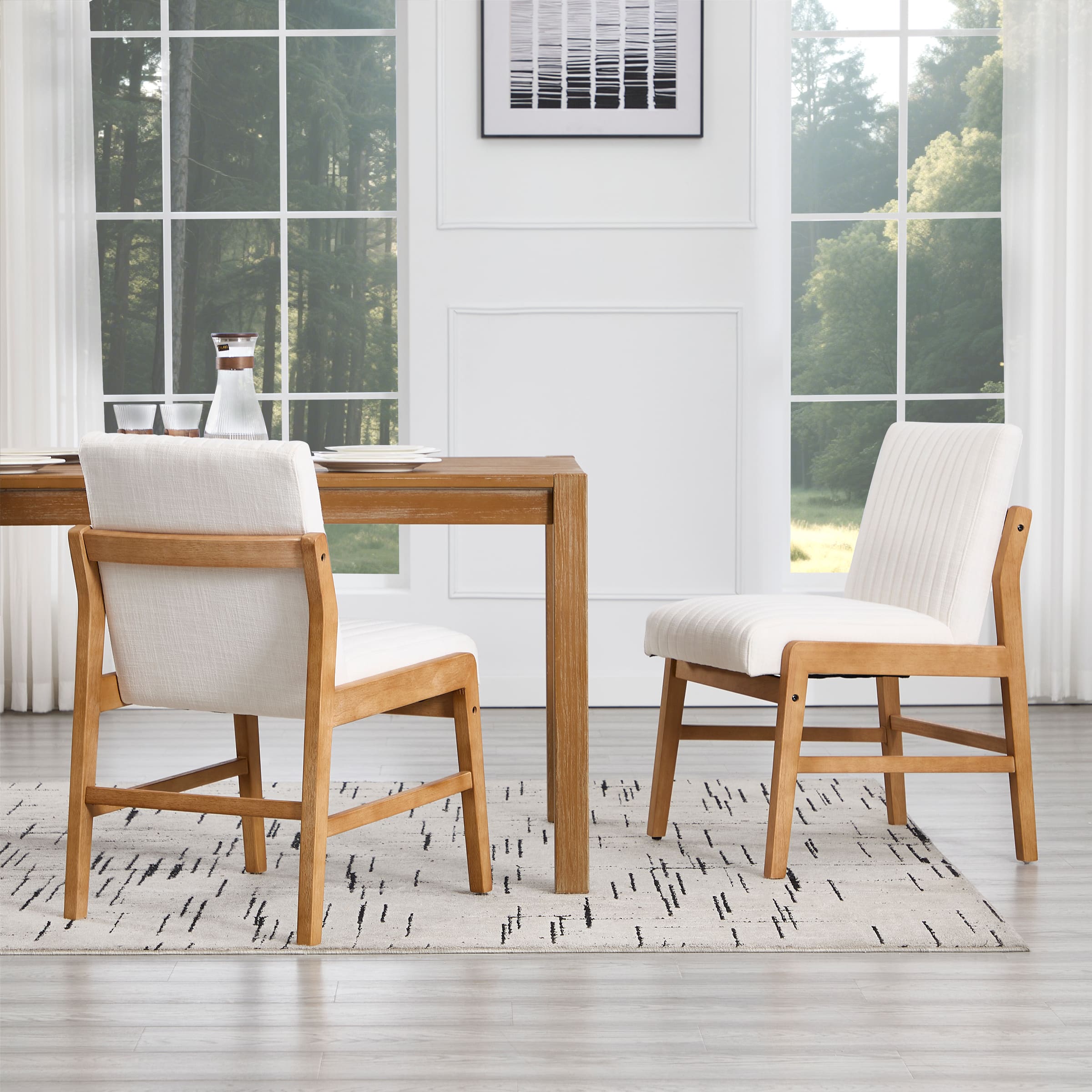 EALSON Mid Century Modern Dining Chairs Set of 2 - 2194DC