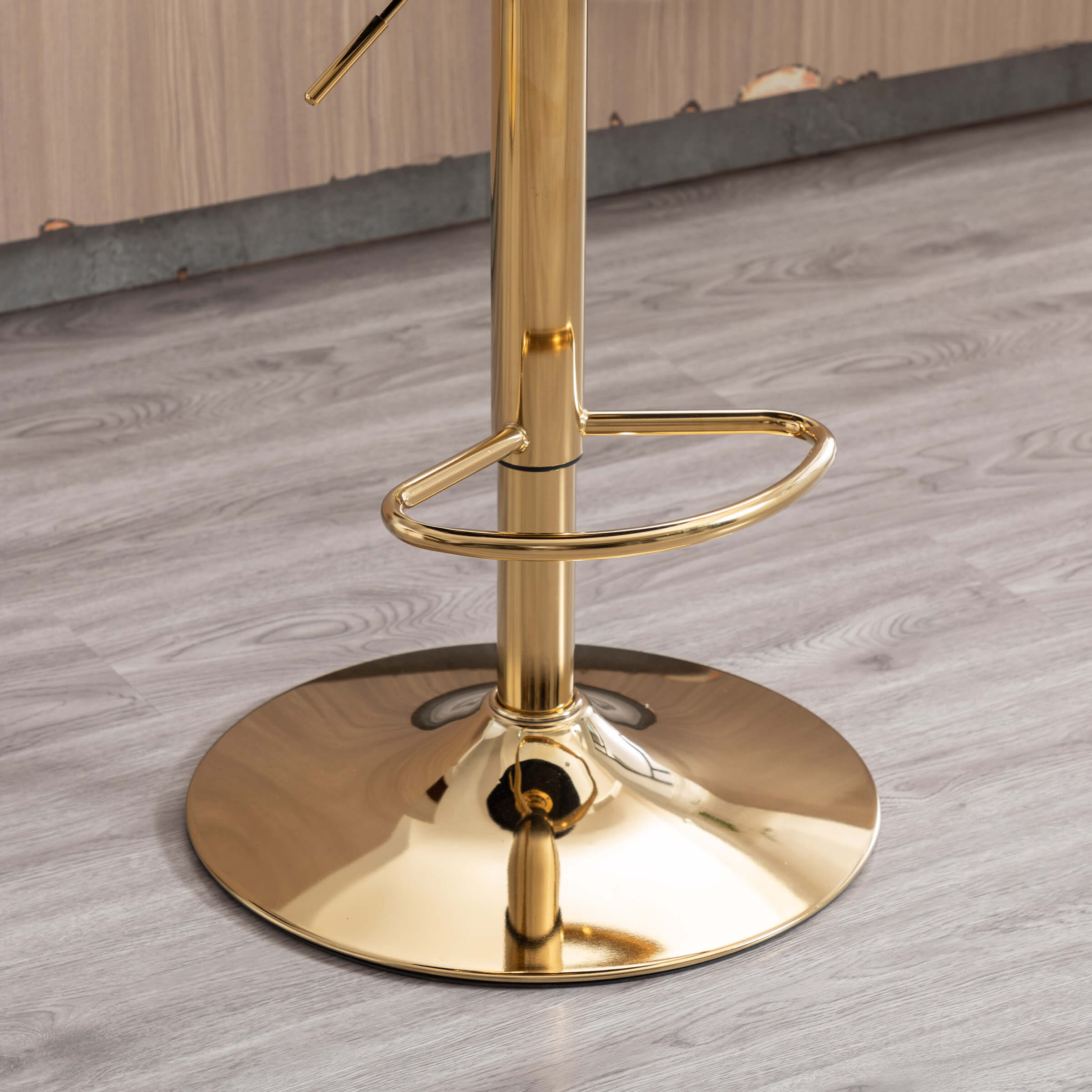 CHICAURA Modern Adjustable Swivel Bar Stools Set of 2 - 9022AB