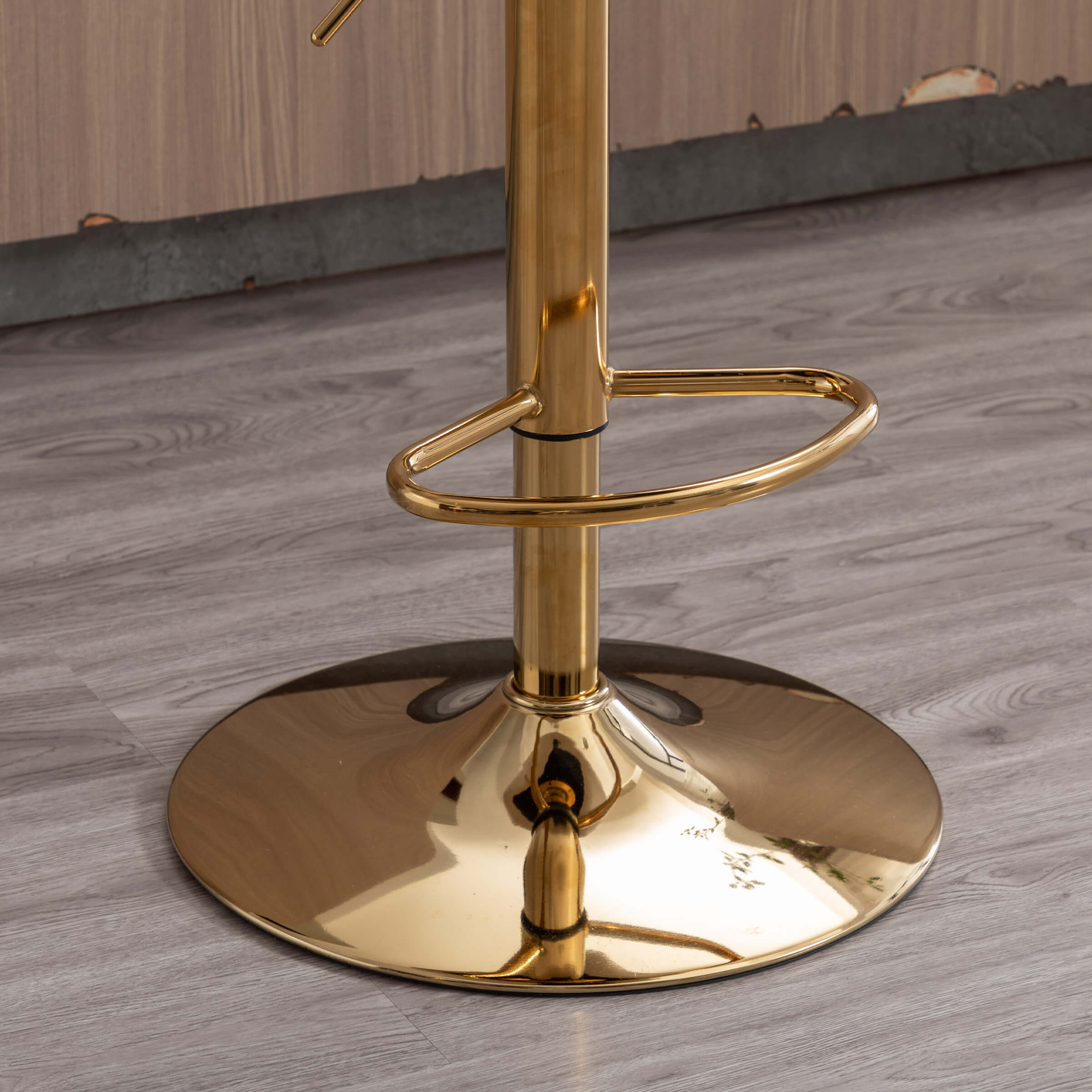 CHICAURA Modern Adjustable Swivel Bar Stools Set of 2 - 9022AB