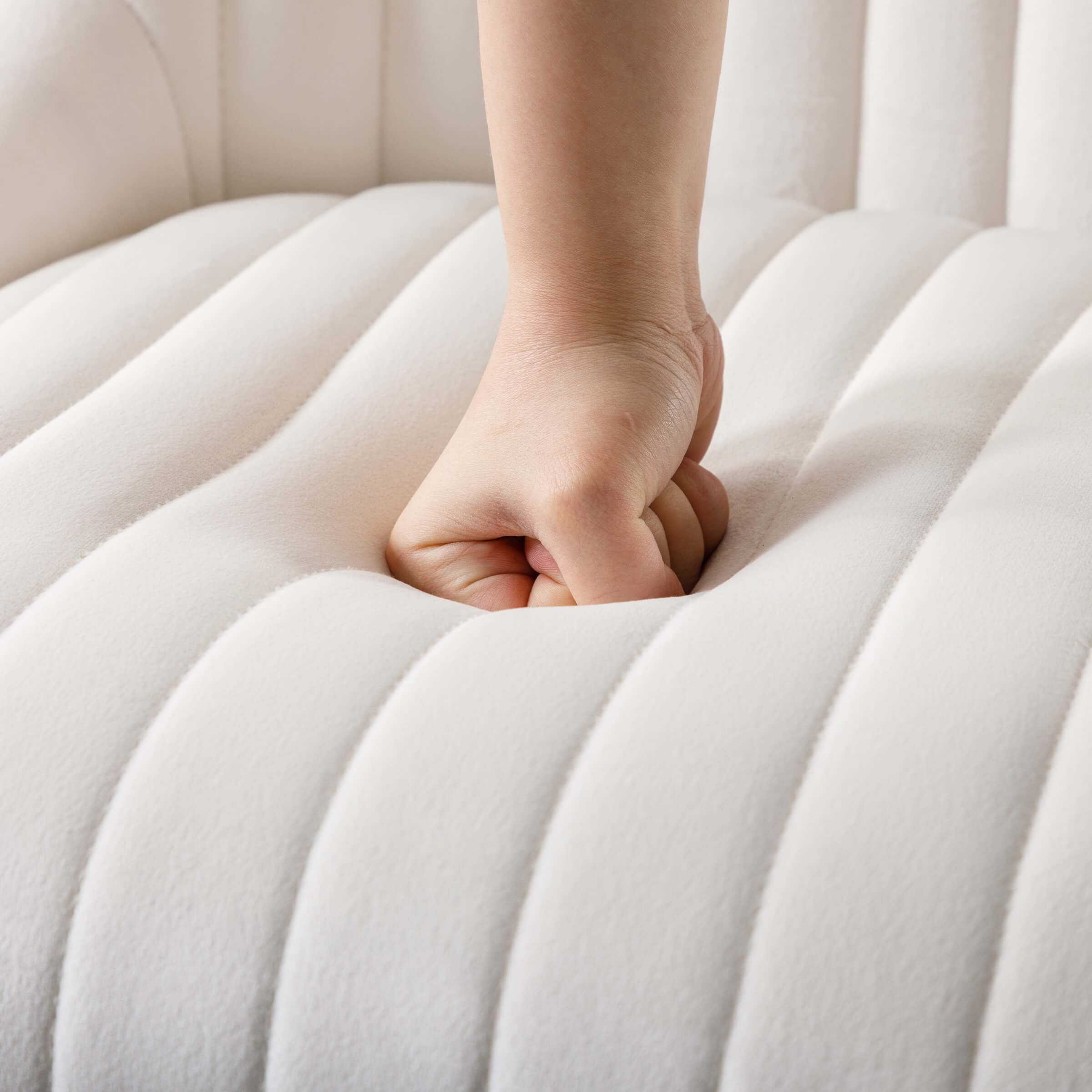 CHICAURA Armless Dining Chairs With Gold Legs Set of 2 - 9043DC