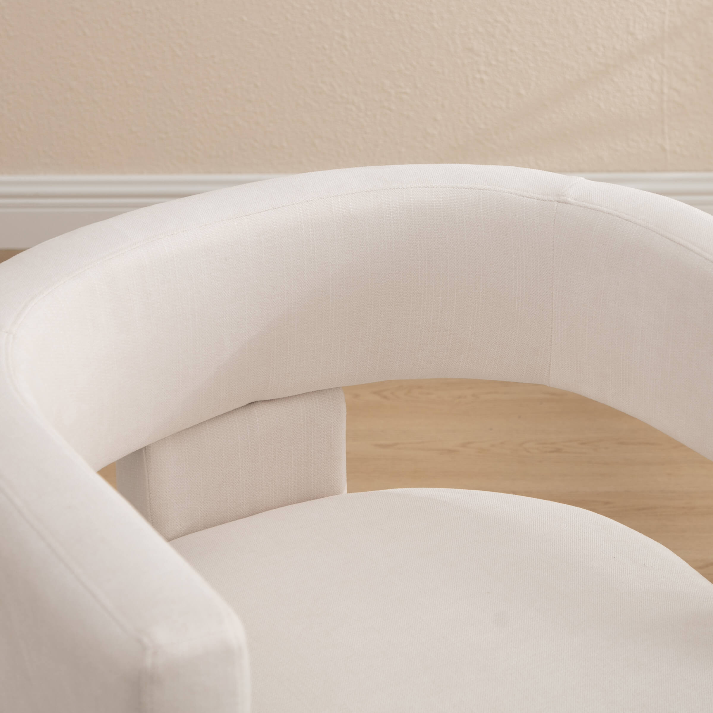 Modern Open Back Barrel Accent Chair 1 PCS - 7030AC