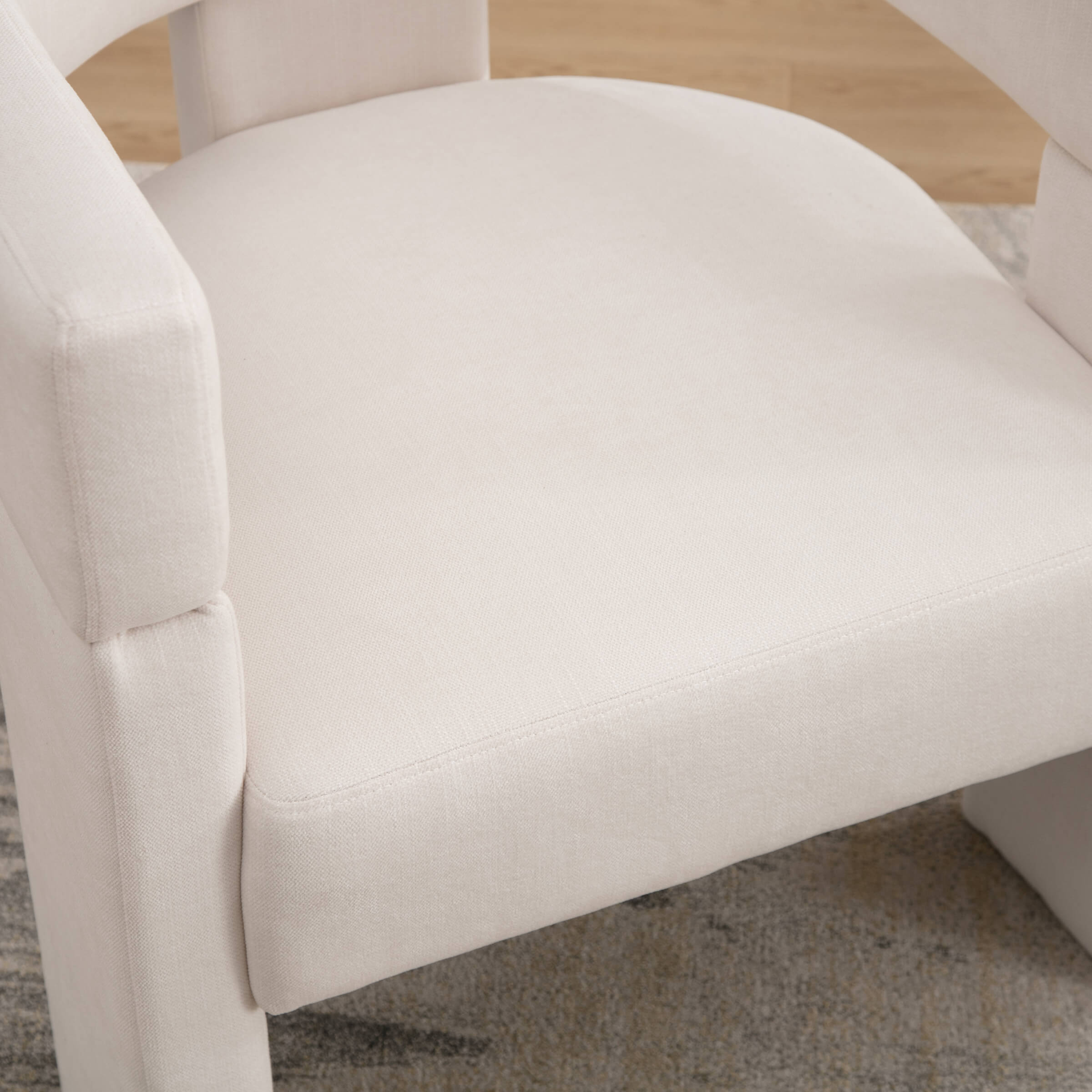 Modern Open Back Barrel Accent Chair 1 PCS - 7030AC