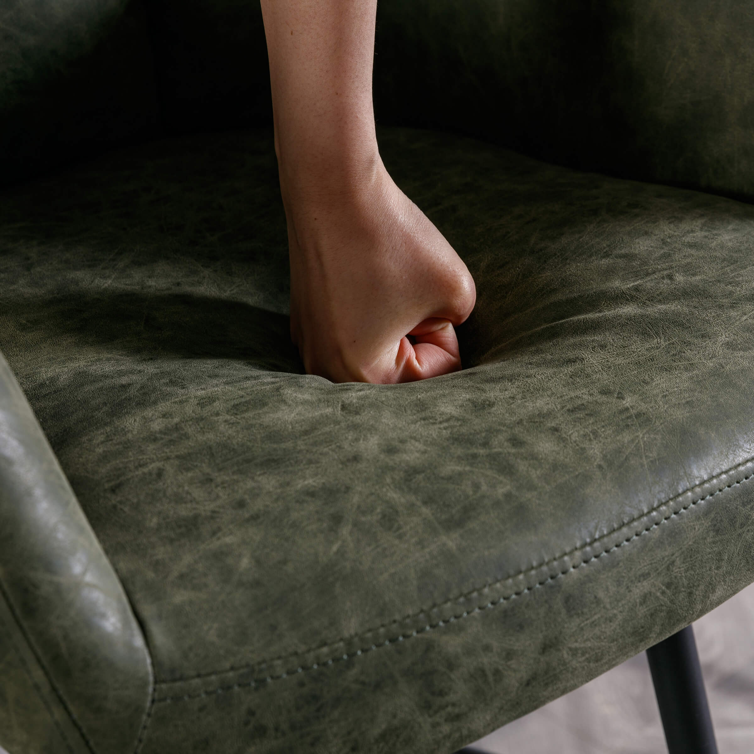 VESCASA Modern Bar Stools with Back Set of 2 - 5117BS