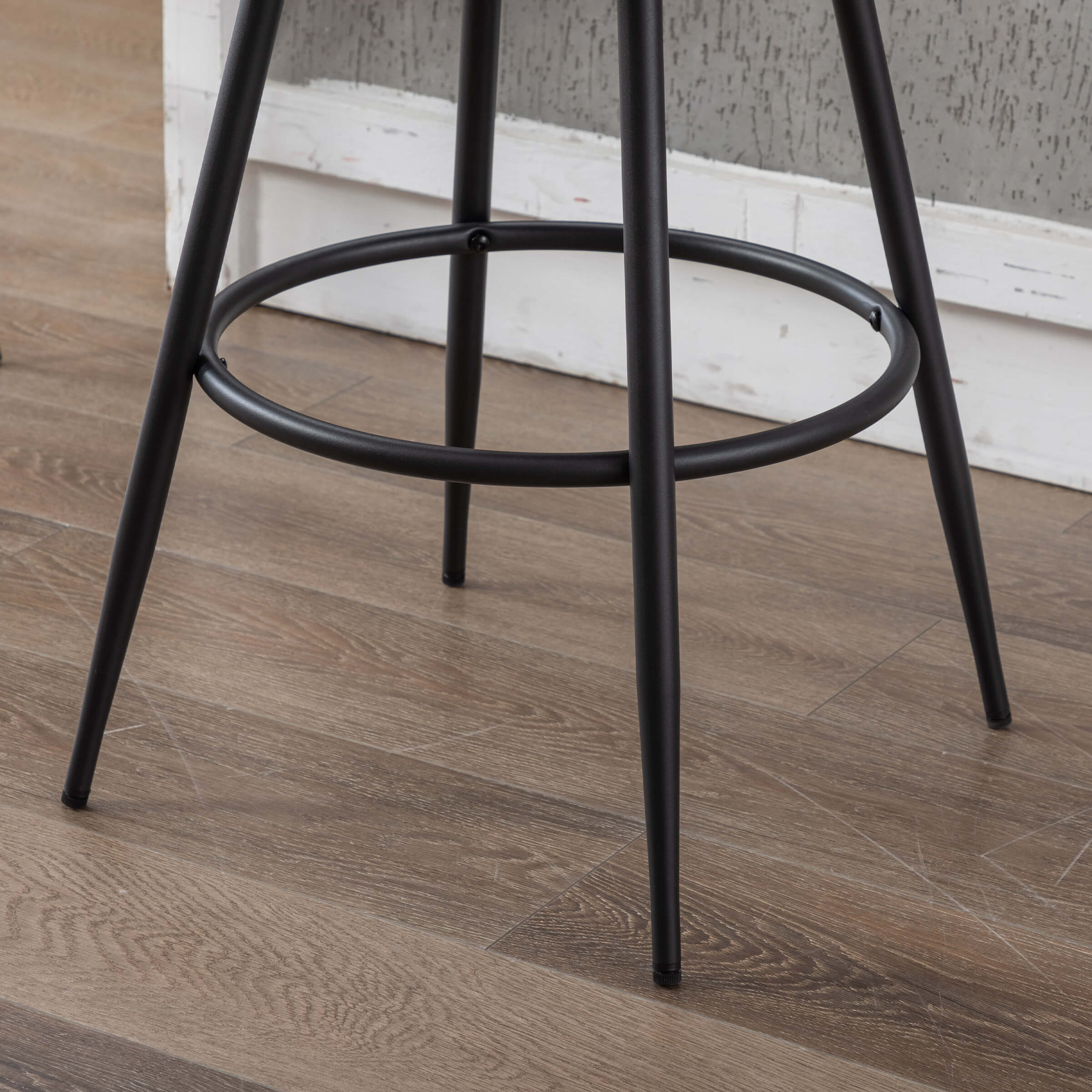 VESCASA Modern Bar Stools with Back Set of 2 - 5117BS
