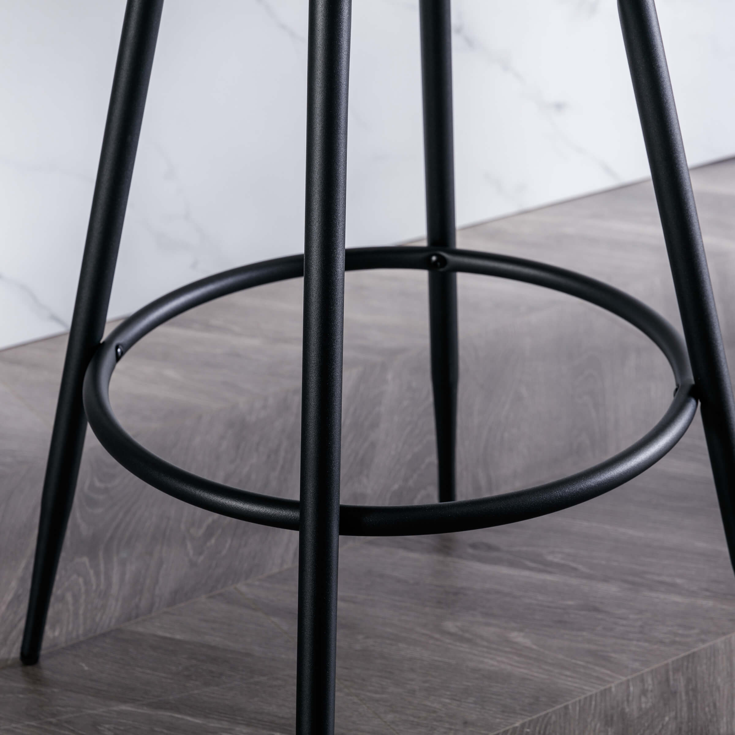 VESCASA Modern Bar Stools with Back Set of 2 - 5117BS