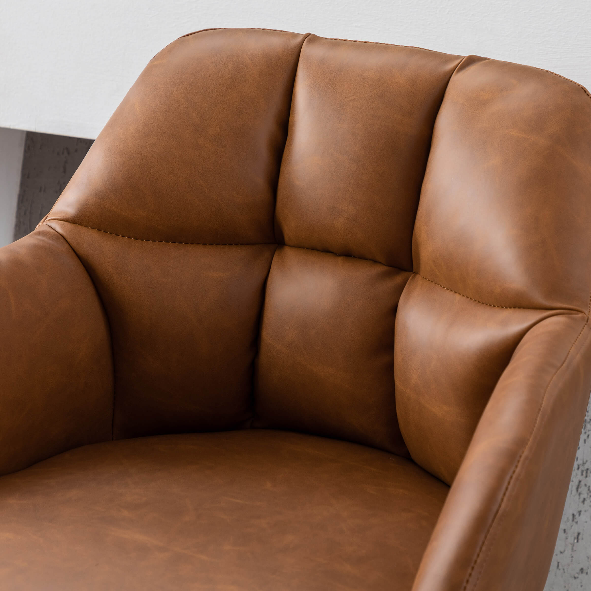 VESCASA Modern Bar Stools with Back Set of 2 - 5117BS