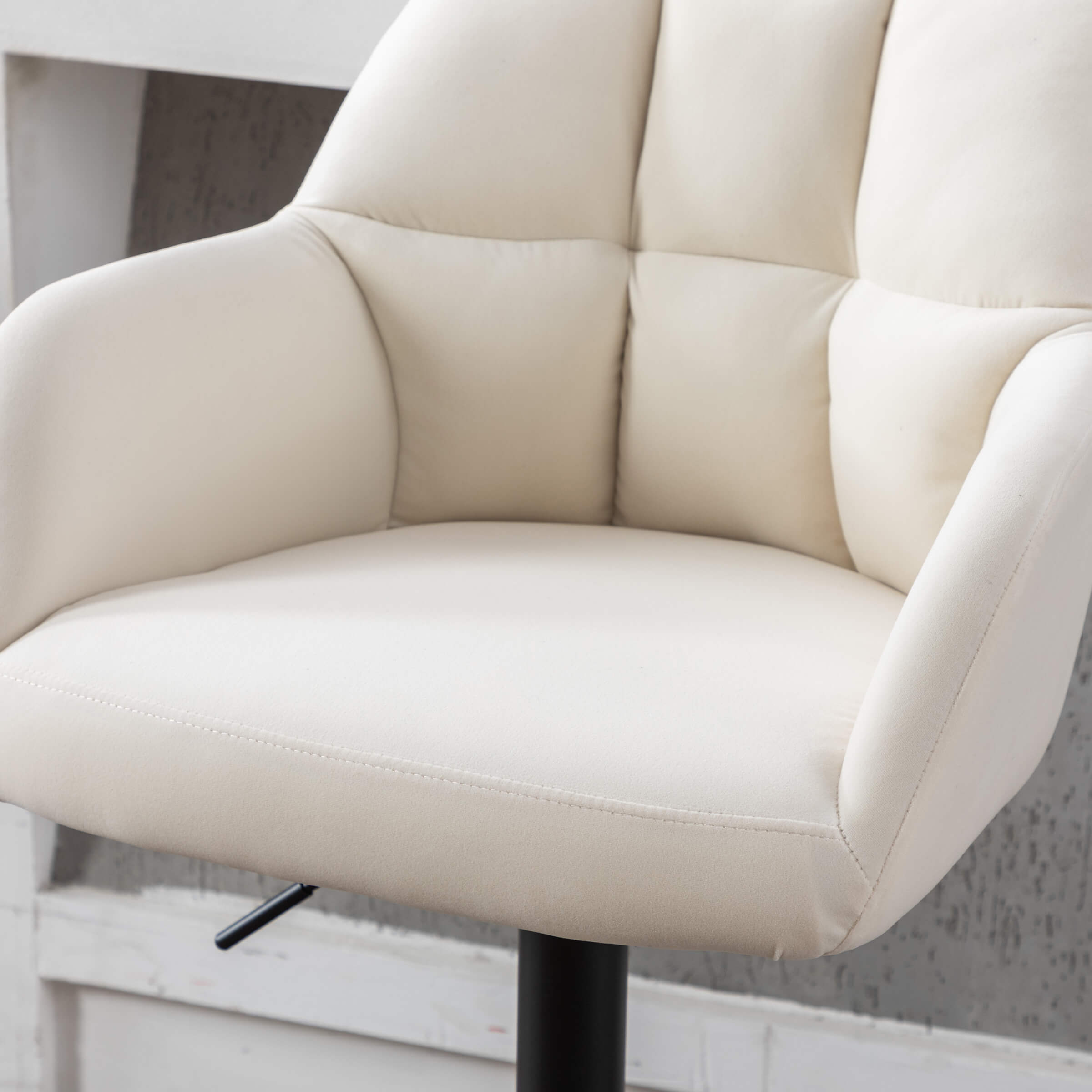 VESCASA Modern Bar Stools with Back Set of 2 - 5117BS