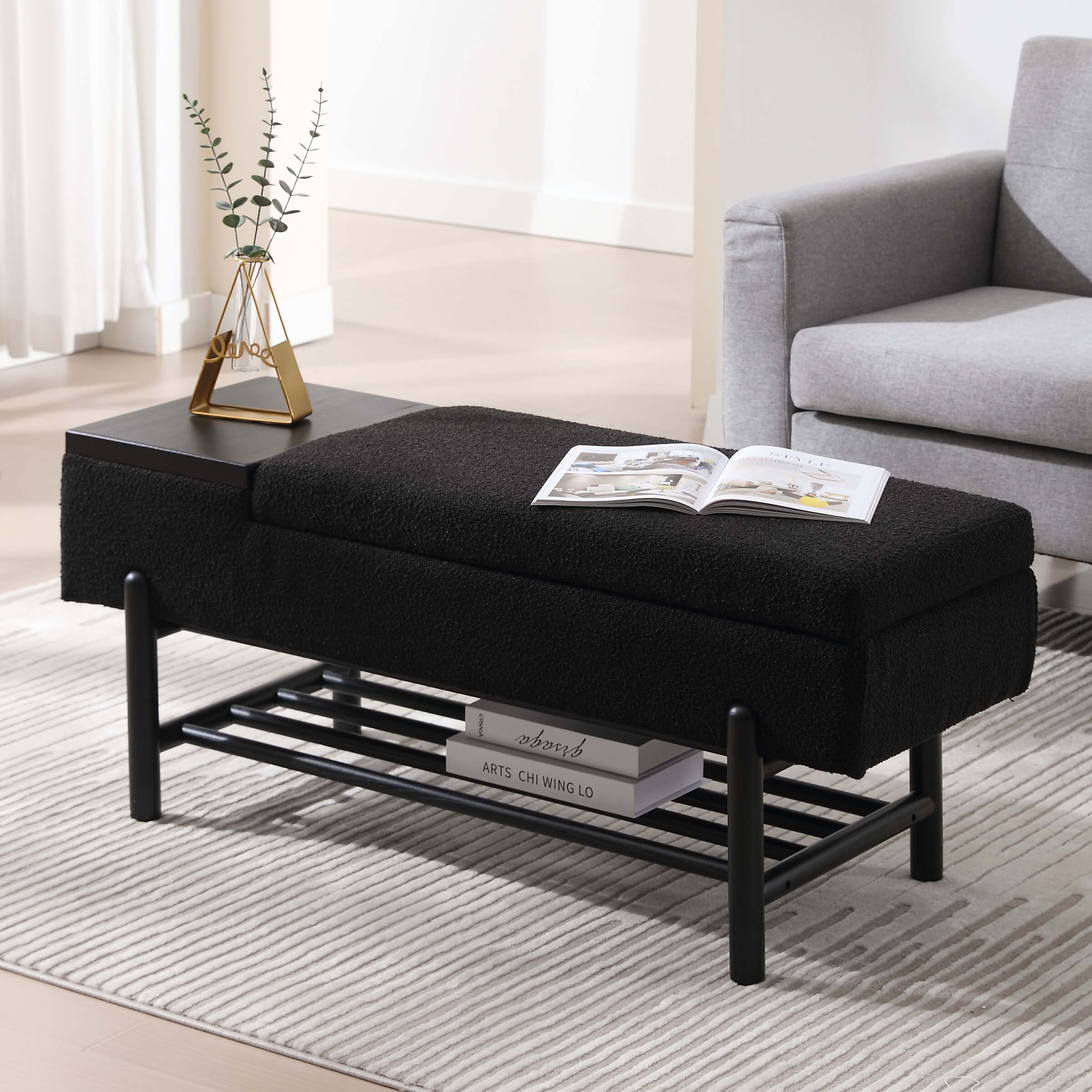 EALSON Modern Storage End of Bench - 2541BH