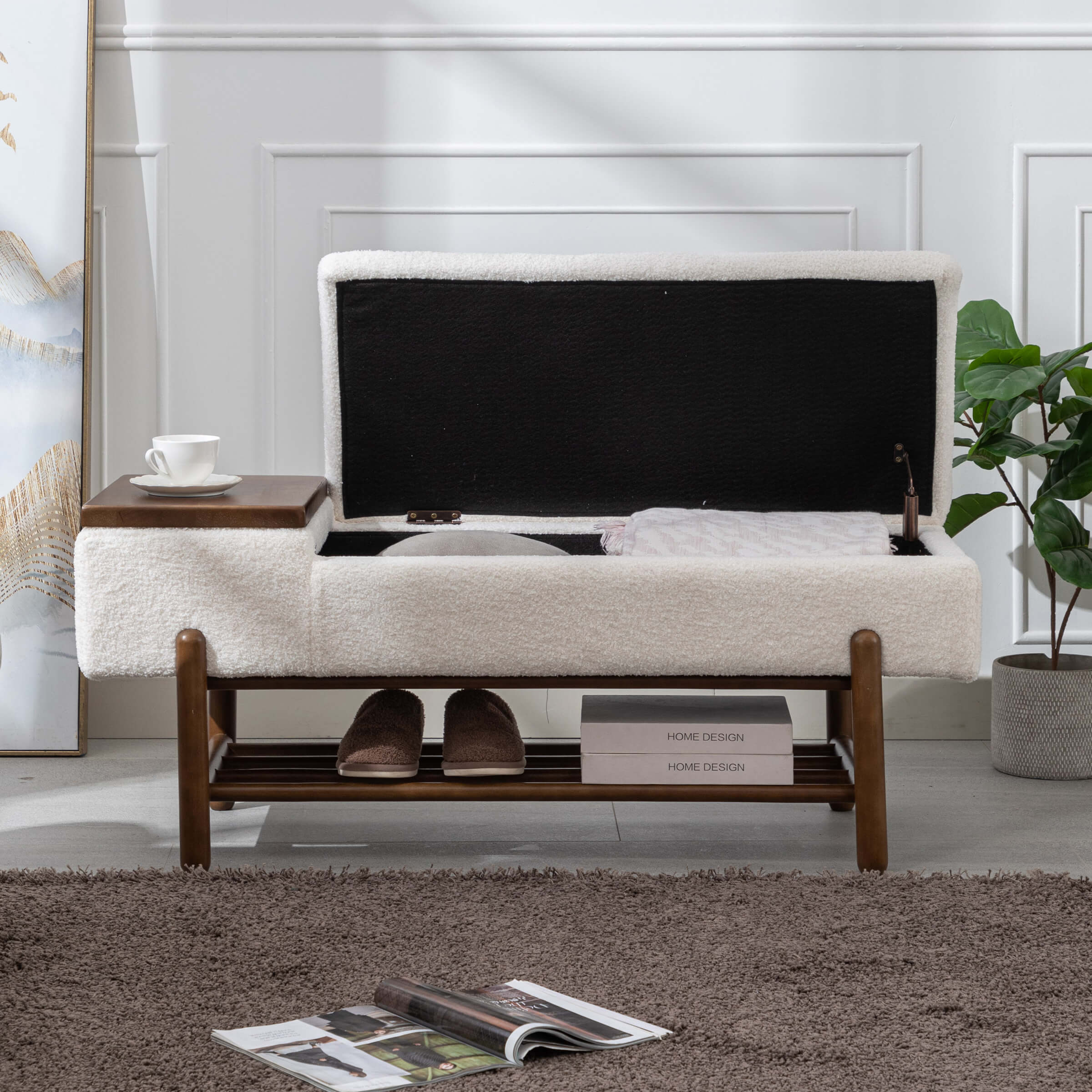 EALSON Modern Storage End of Bench - 2541BH