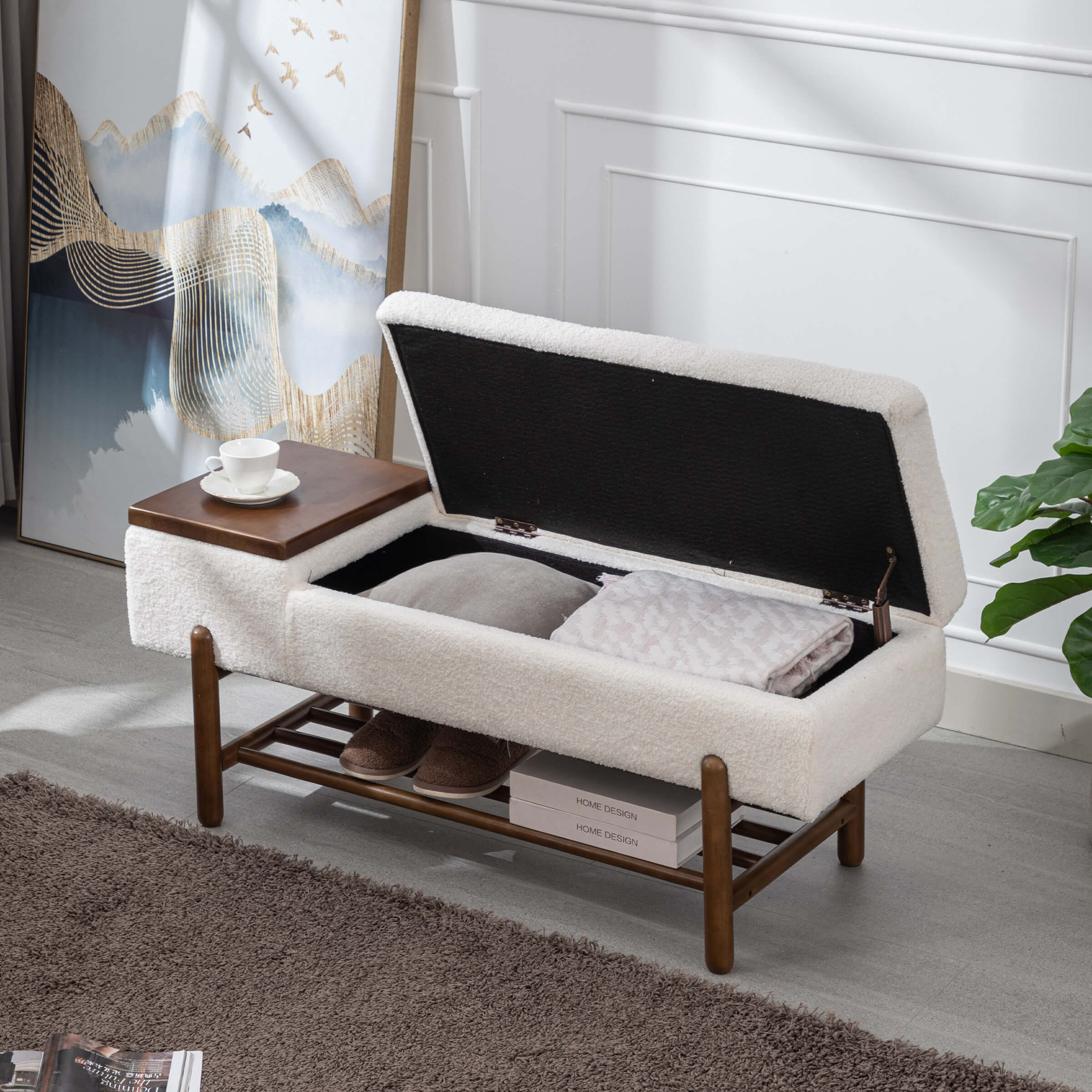 EALSON Modern Storage End of Bench - 2541BH