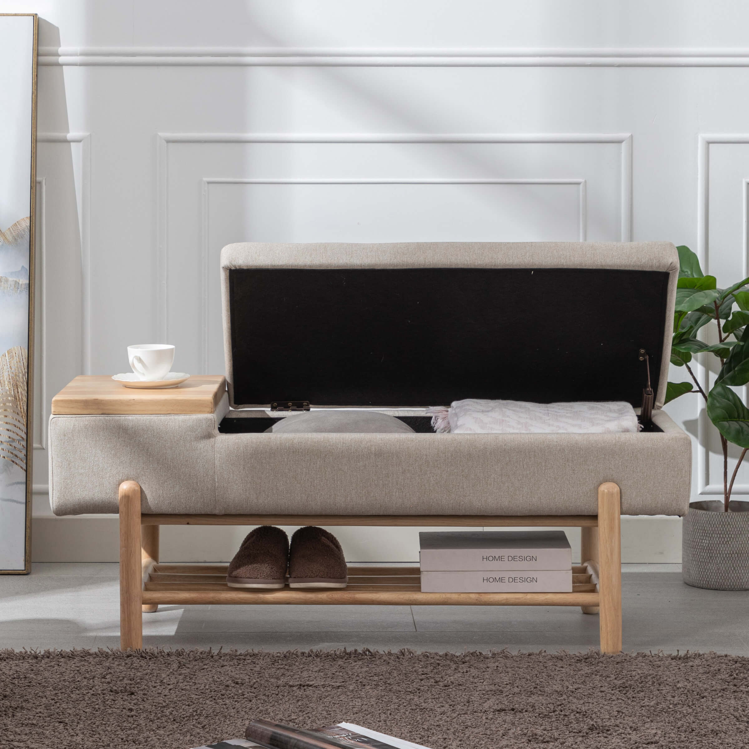 EALSON Modern Storage End of Bench - 2541BH