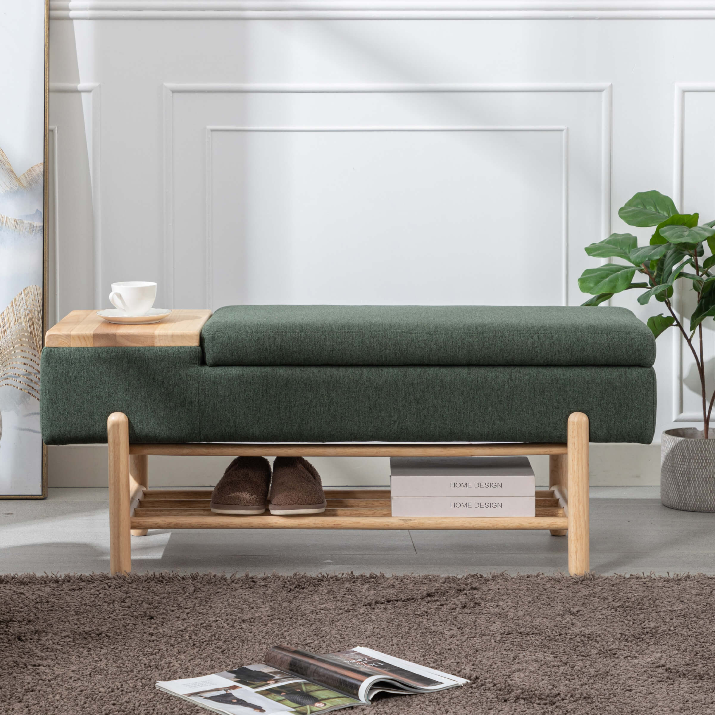 EALSON Modern Storage End of Bench - 2541BH