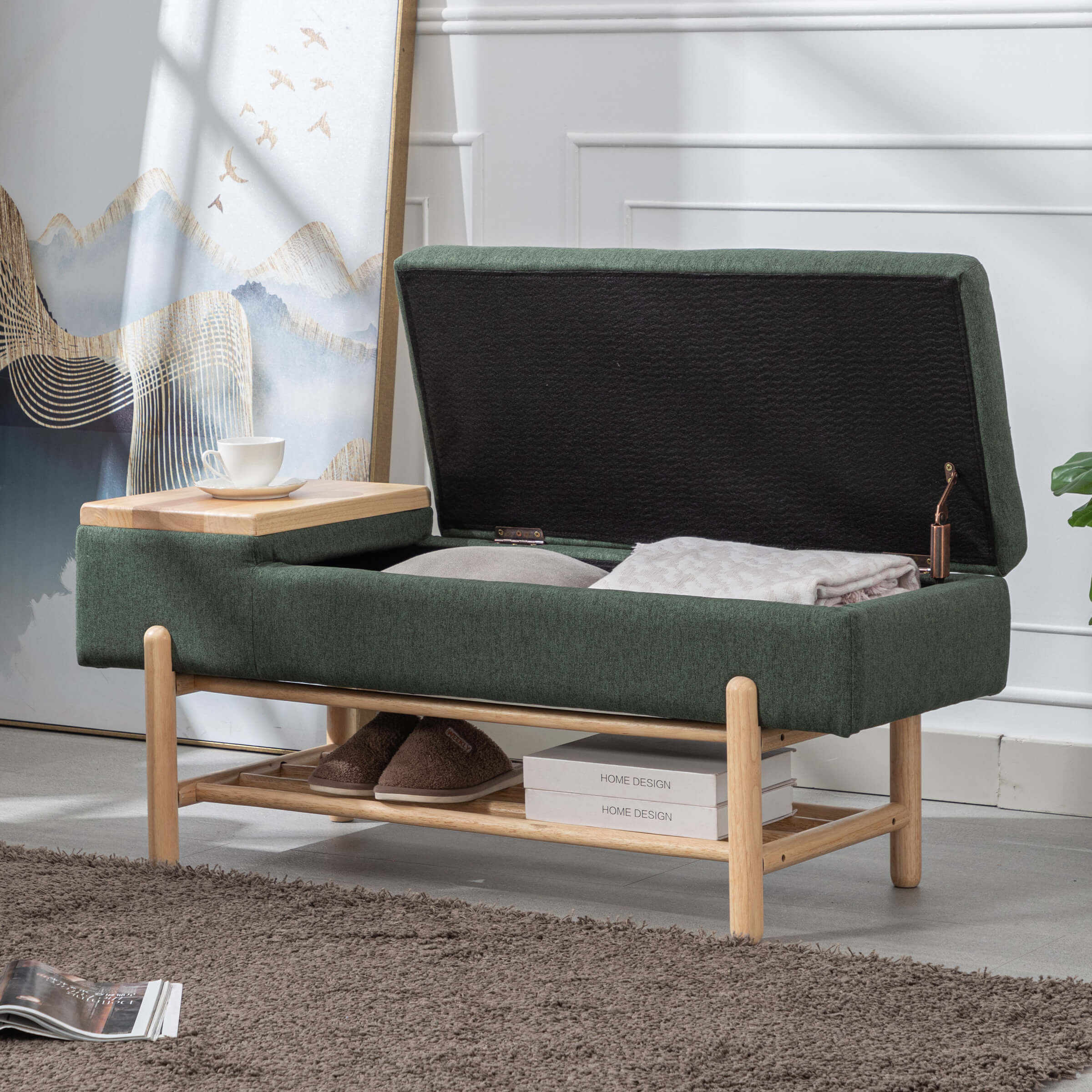 EALSON Modern Storage End of Bench - 2541BH