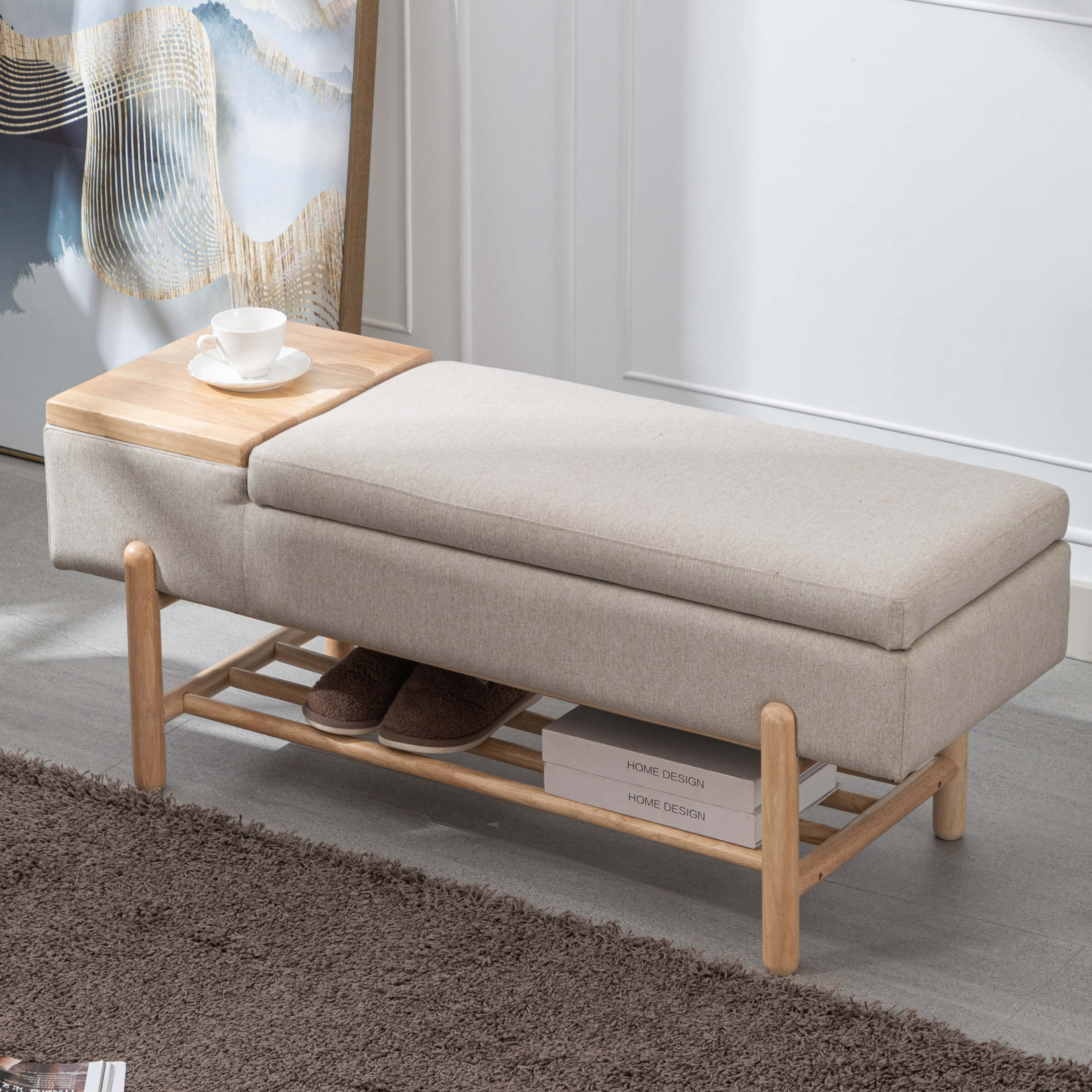 EALSON Modern Storage End of Bench - 2541BH