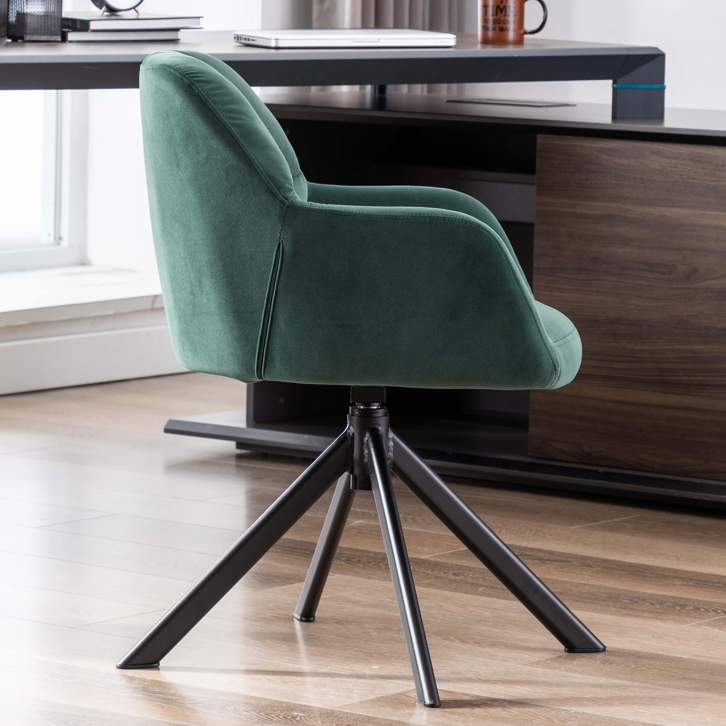 ROCITY Modern Swivel Desk Chair 1 PCS - 9178&X178OC