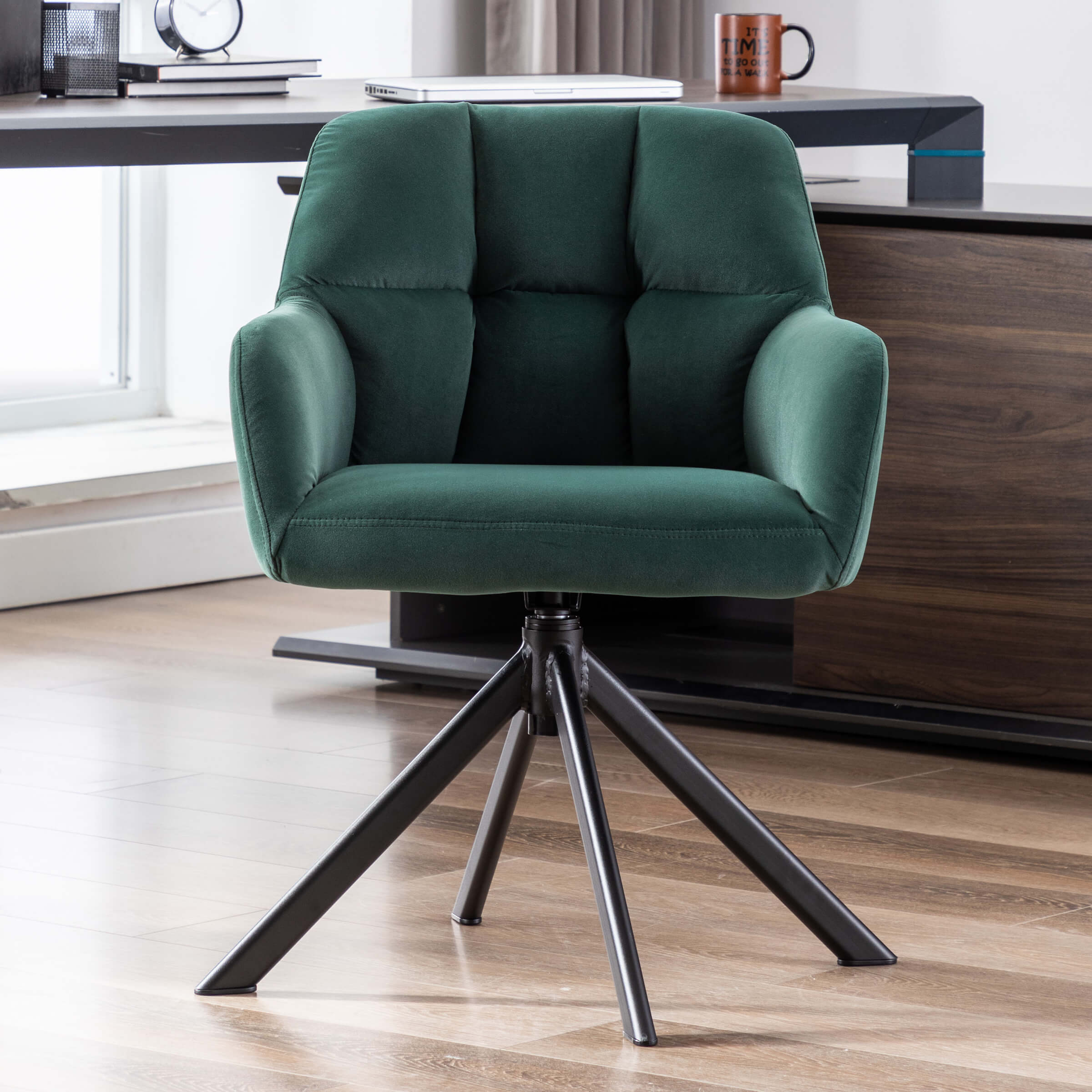 ROCITY Modern Swivel Desk Chair 1 PCS - 9178&X178OC