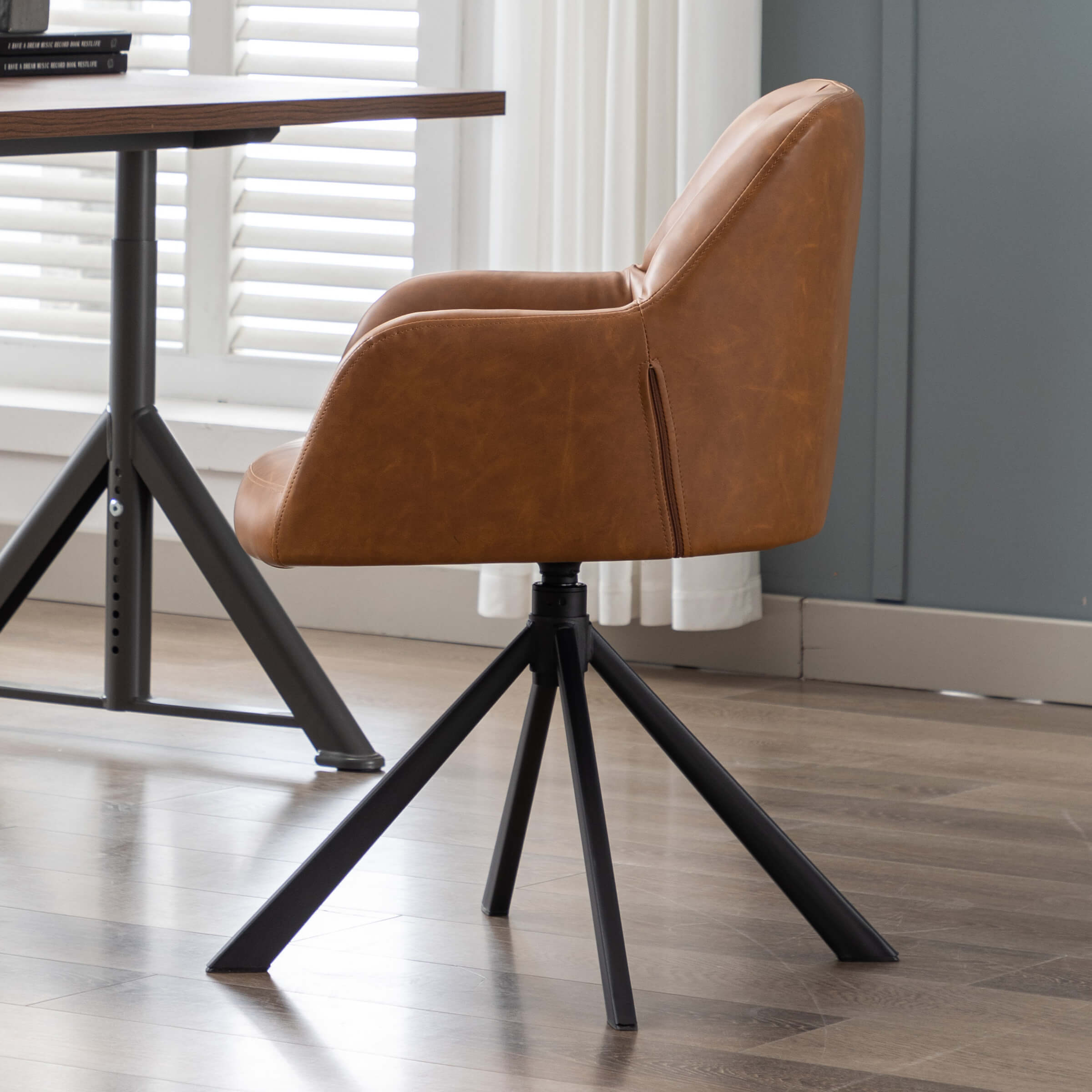 ROCITY Modern Swivel Desk Chair 1 PCS - 9178&X178OC