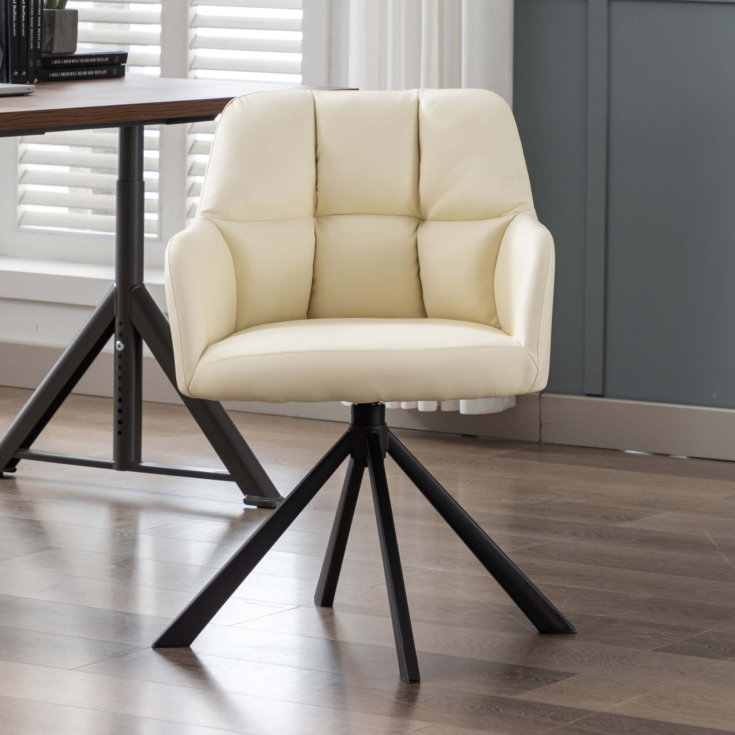 ROCITY Modern Swivel Desk Chair 1 PCS - 9178&X178OC