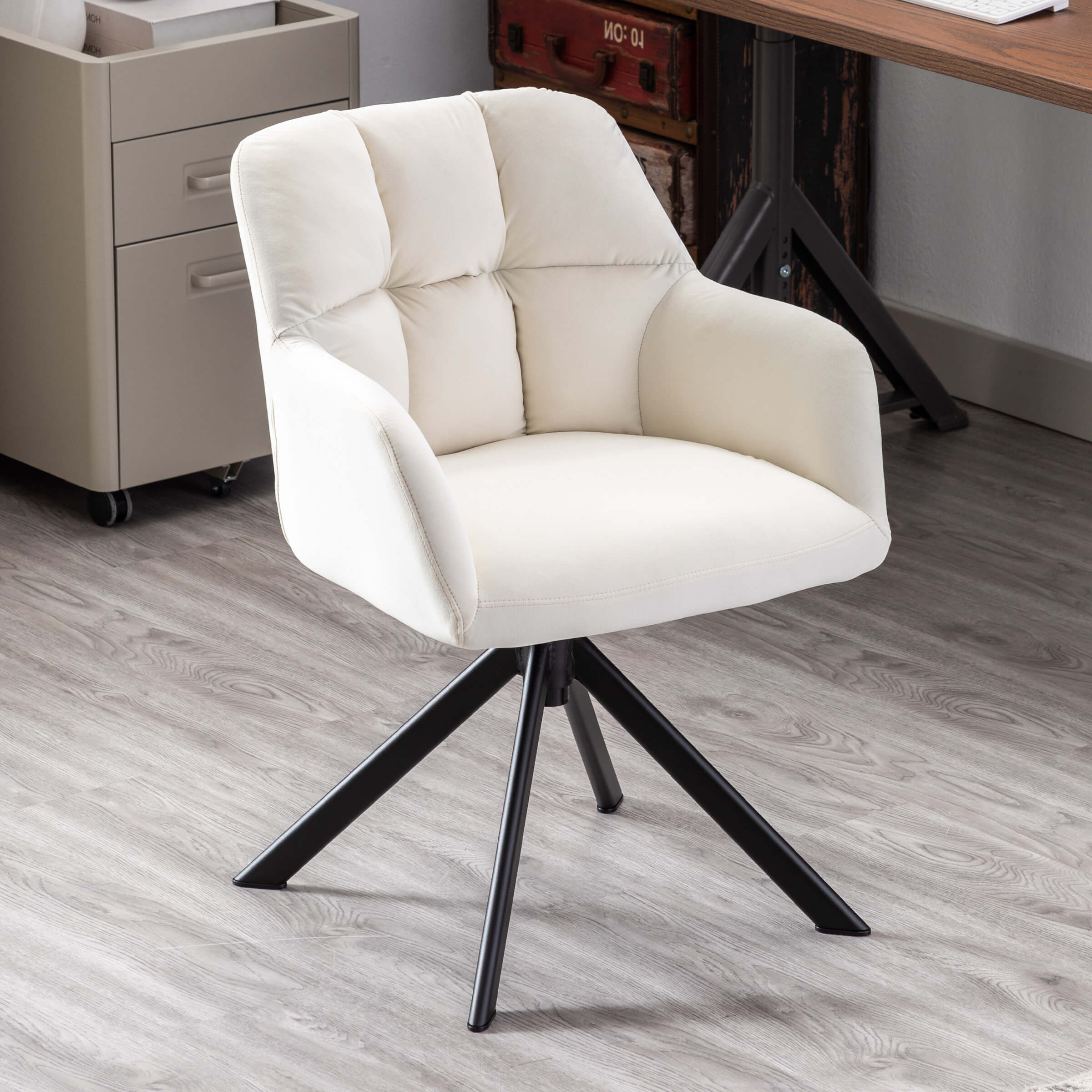 ROCITY Modern Swivel Desk Chair 1 PCS - 9178&X178OC