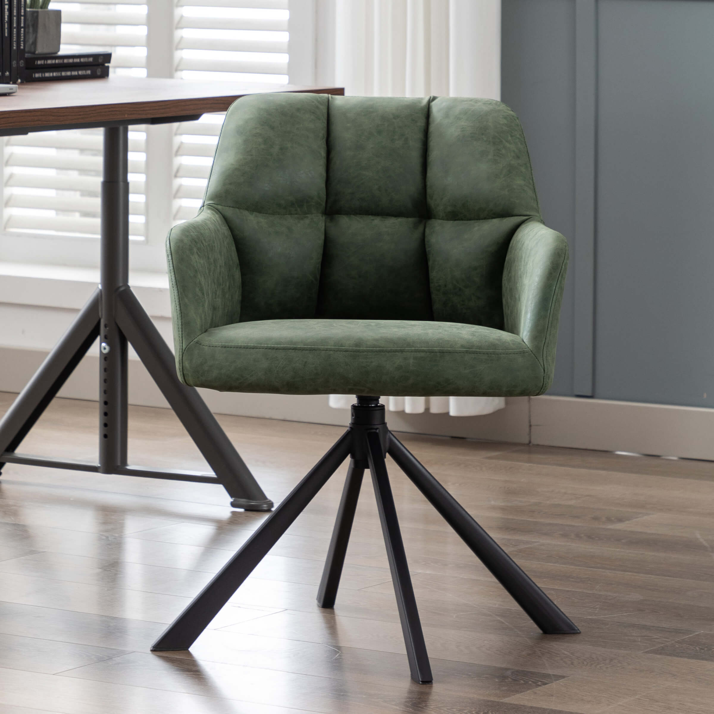 ROCITY Modern Swivel Desk Chair 1 PCS - 9178&X178OC