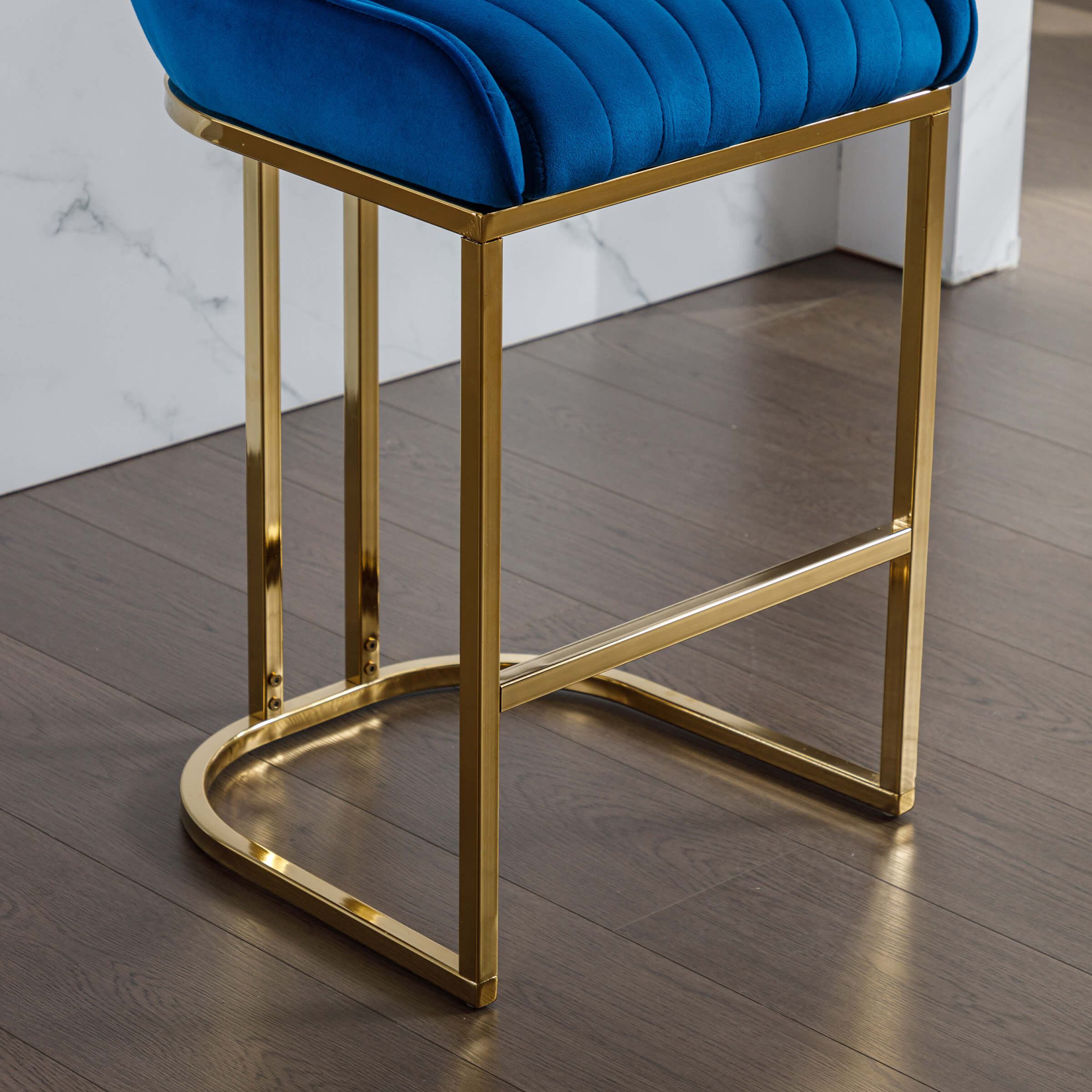 CHICAURA Modern Tufted Counter Stools Set of 2 - 9043CS